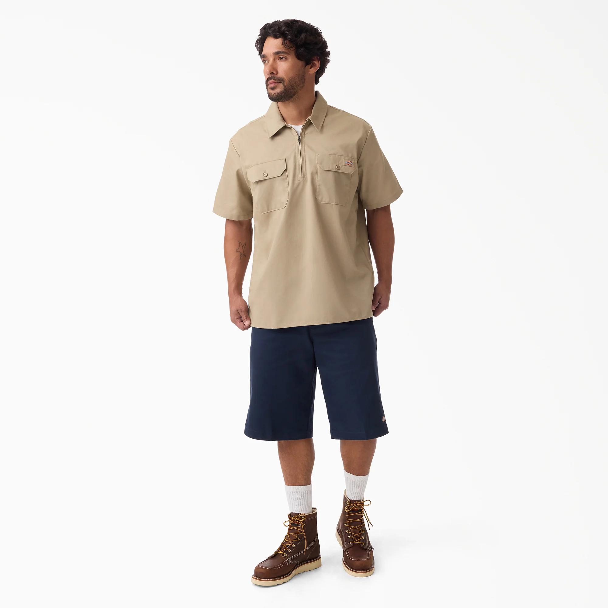 1/4 Zip Work Shirt - Image 4
