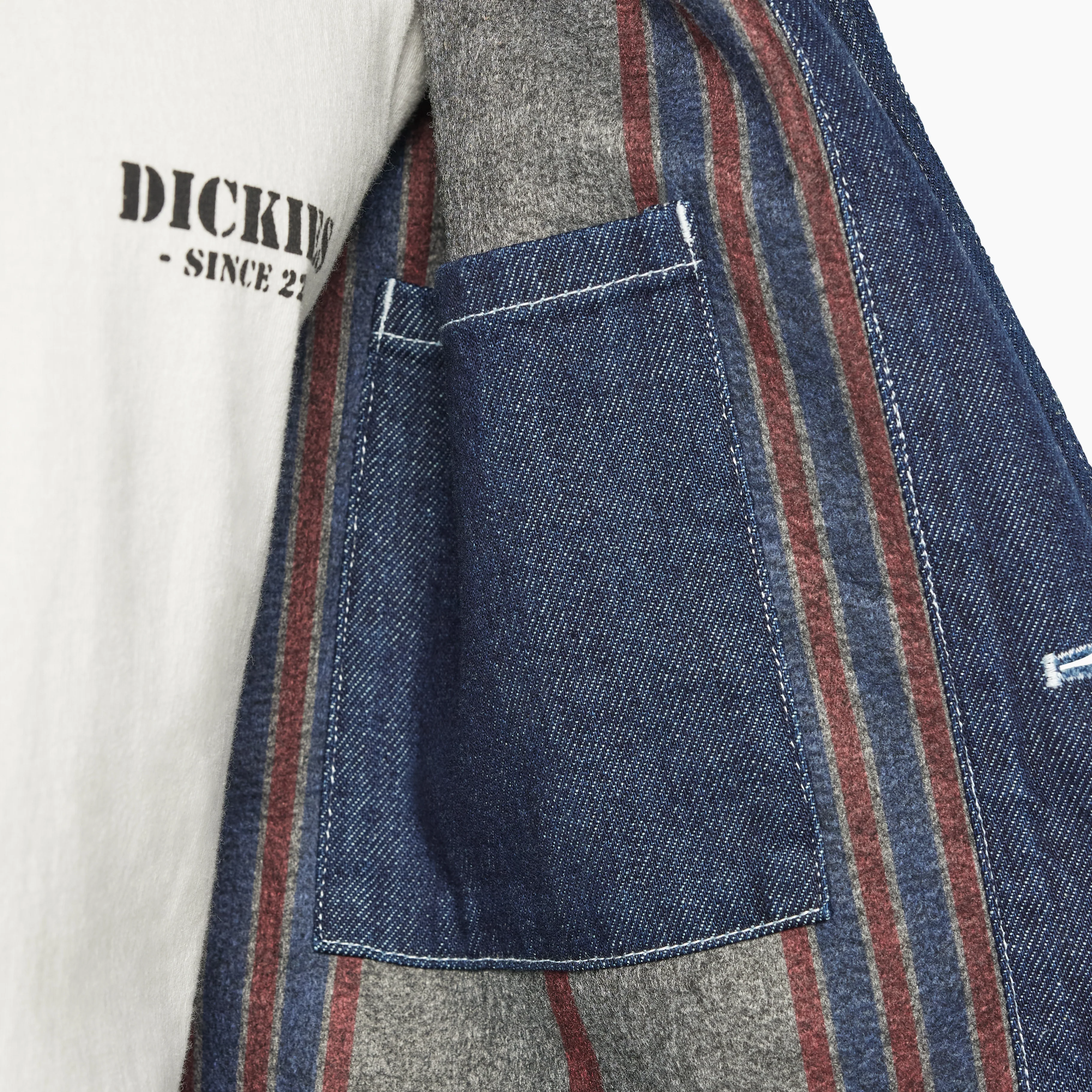Blanket Lined Denim Chore Coat - Image 8