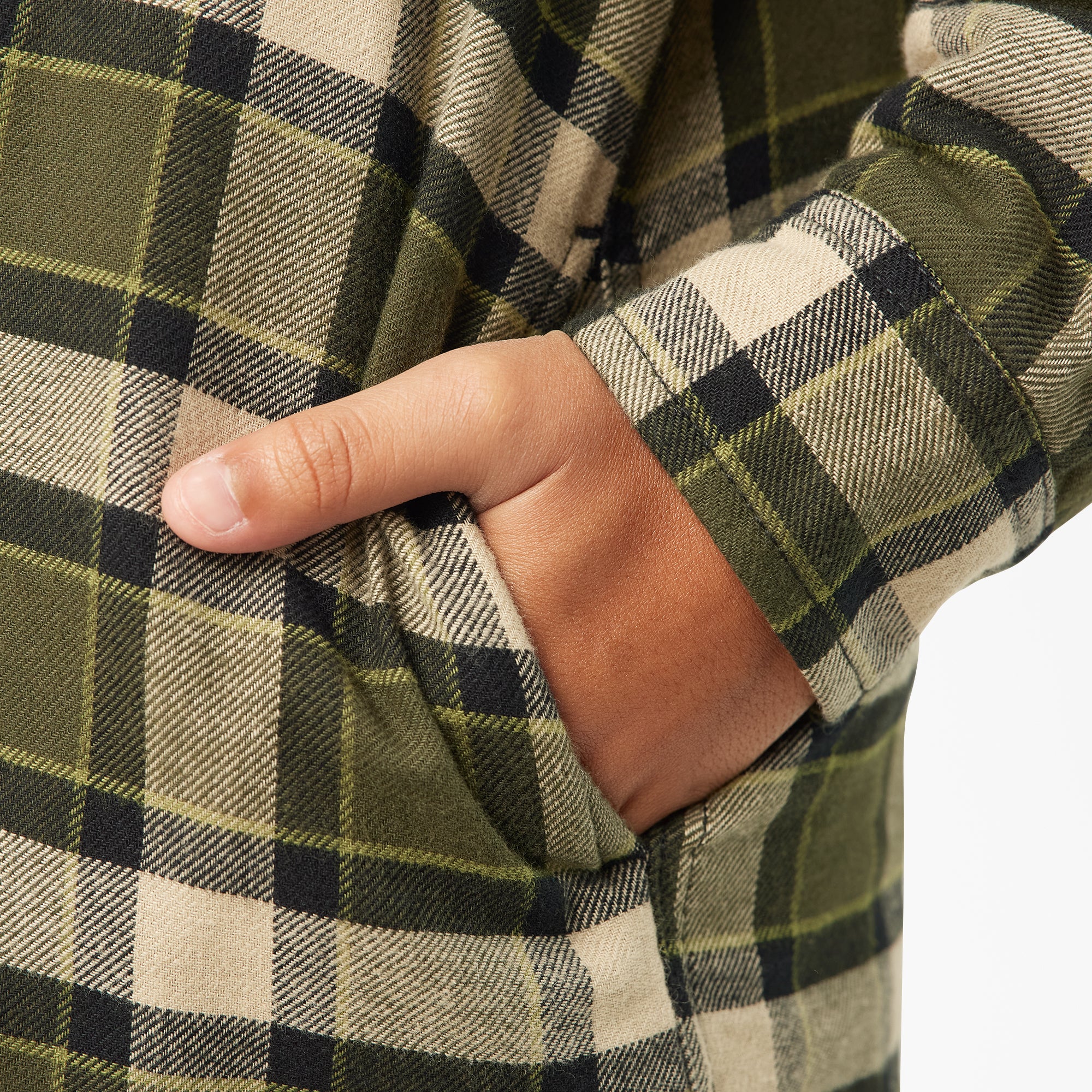 Boys’ Flannel Shirt Jacket - Image 7