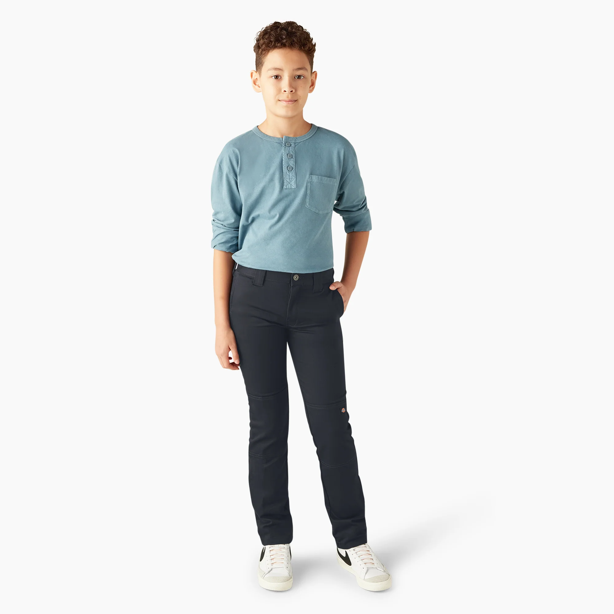 Boys' FLEX Skinny Fit Double Knee Pants, 4-20 - Image 5