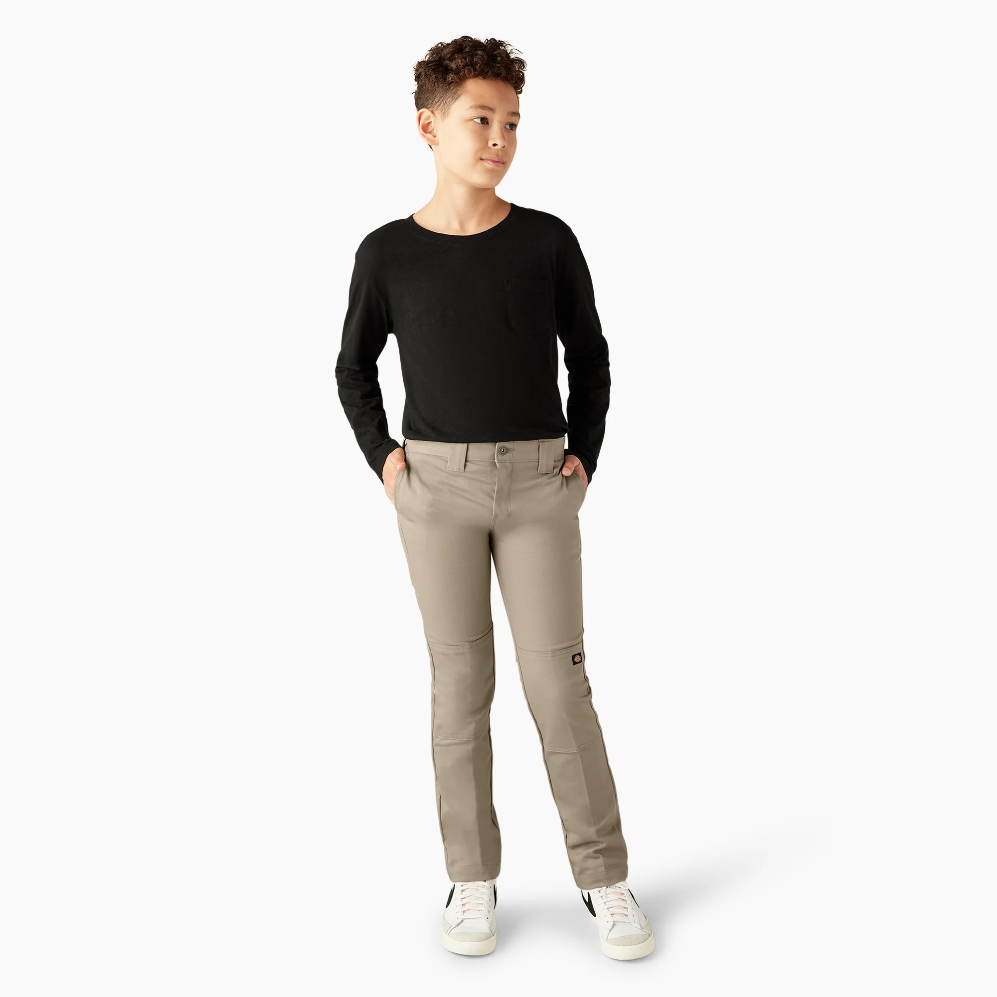 Boys' FLEX Skinny Fit Double Knee Pants, 4-20 - Image 4