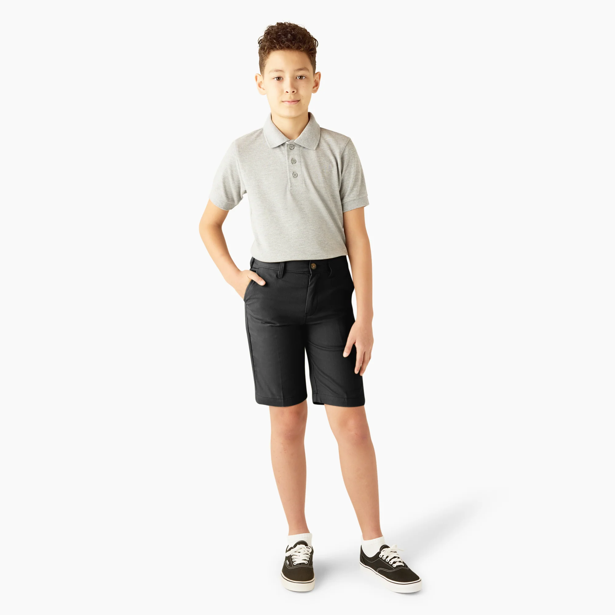 Boys' FLEX Slim Fit Shorts, 8-20 - Image 4