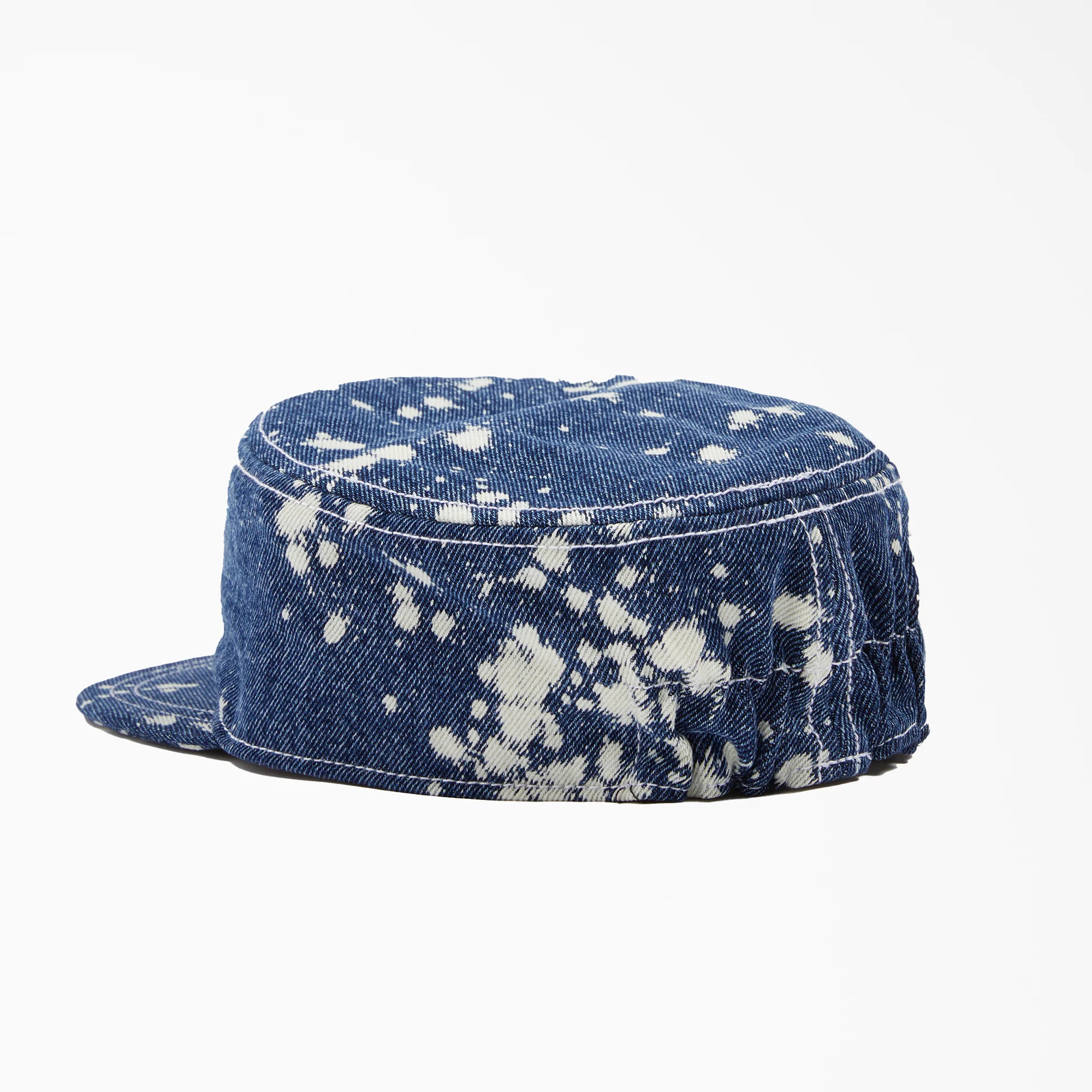 Brain Dead Bleached Denim Painter's Cap - Image 2