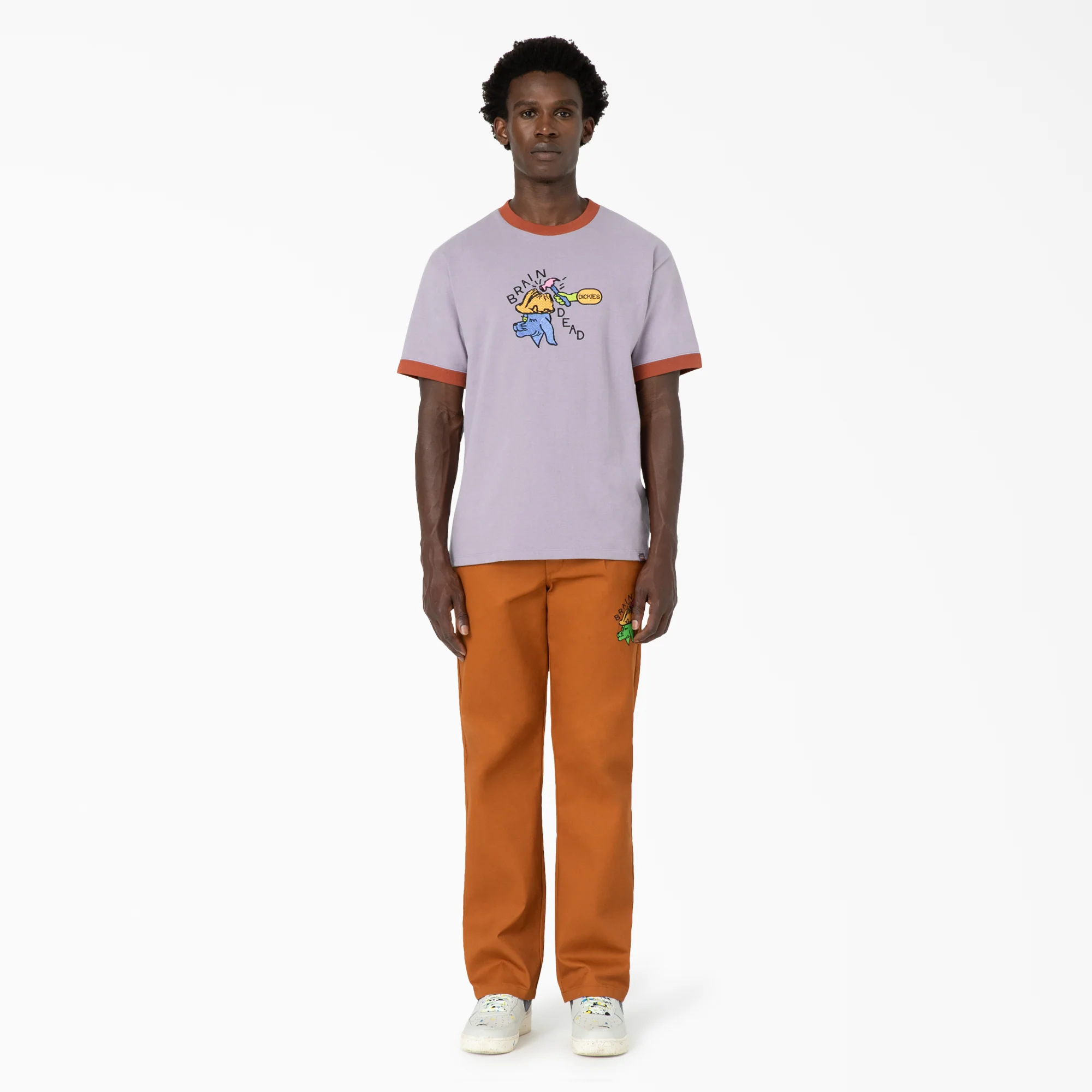 Brain Dead Embroidered T-Shirt - Image 5