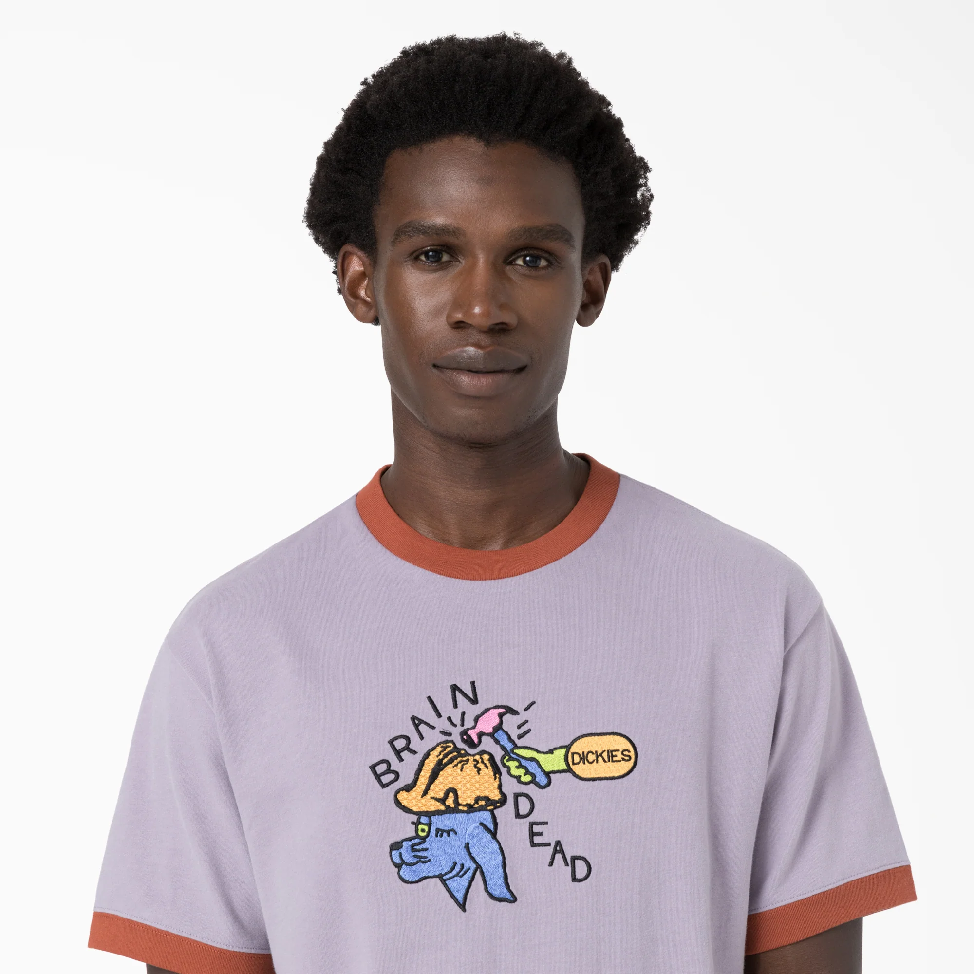 Brain Dead Embroidered T-Shirt - Image 6