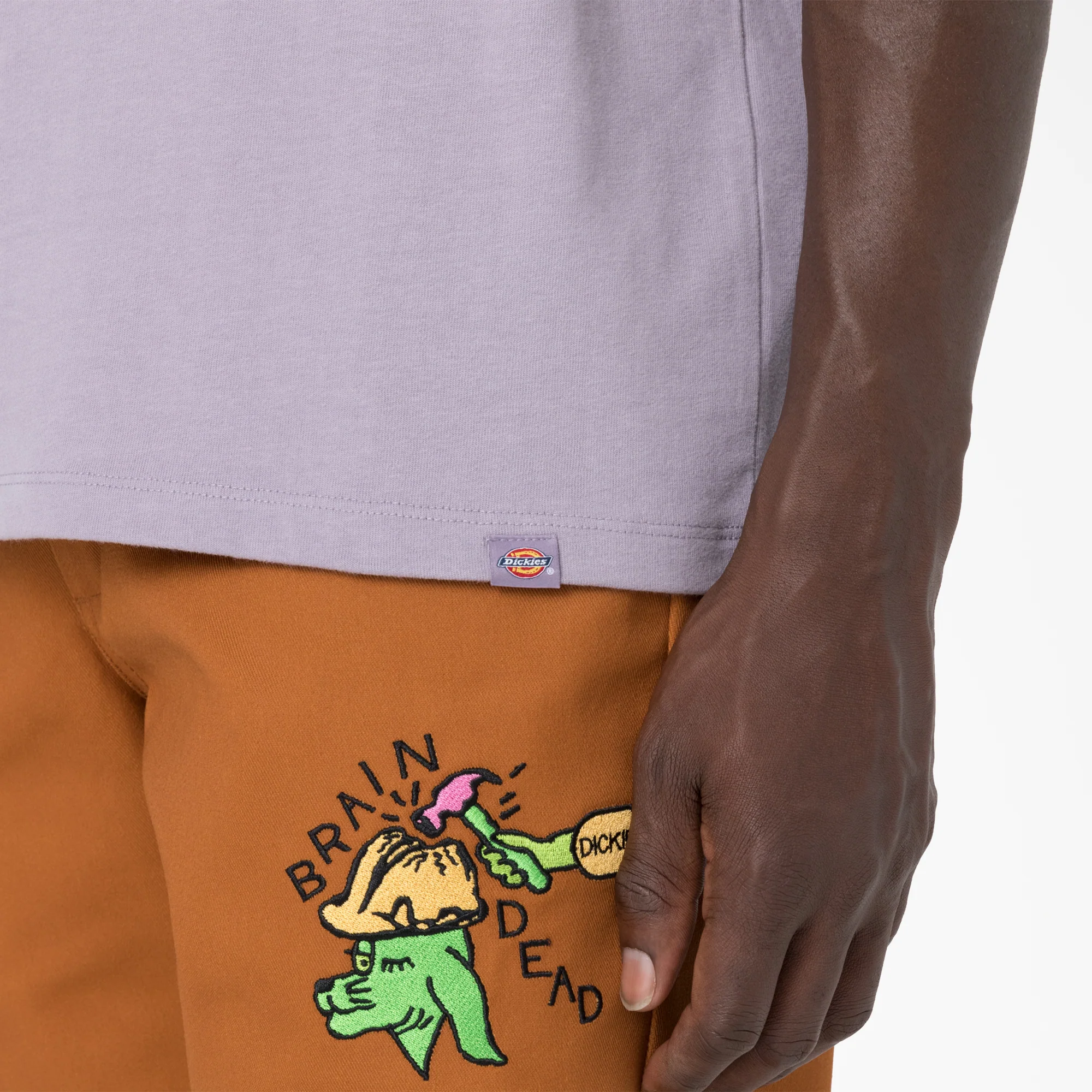 Brain Dead Embroidered T-Shirt - Image 7