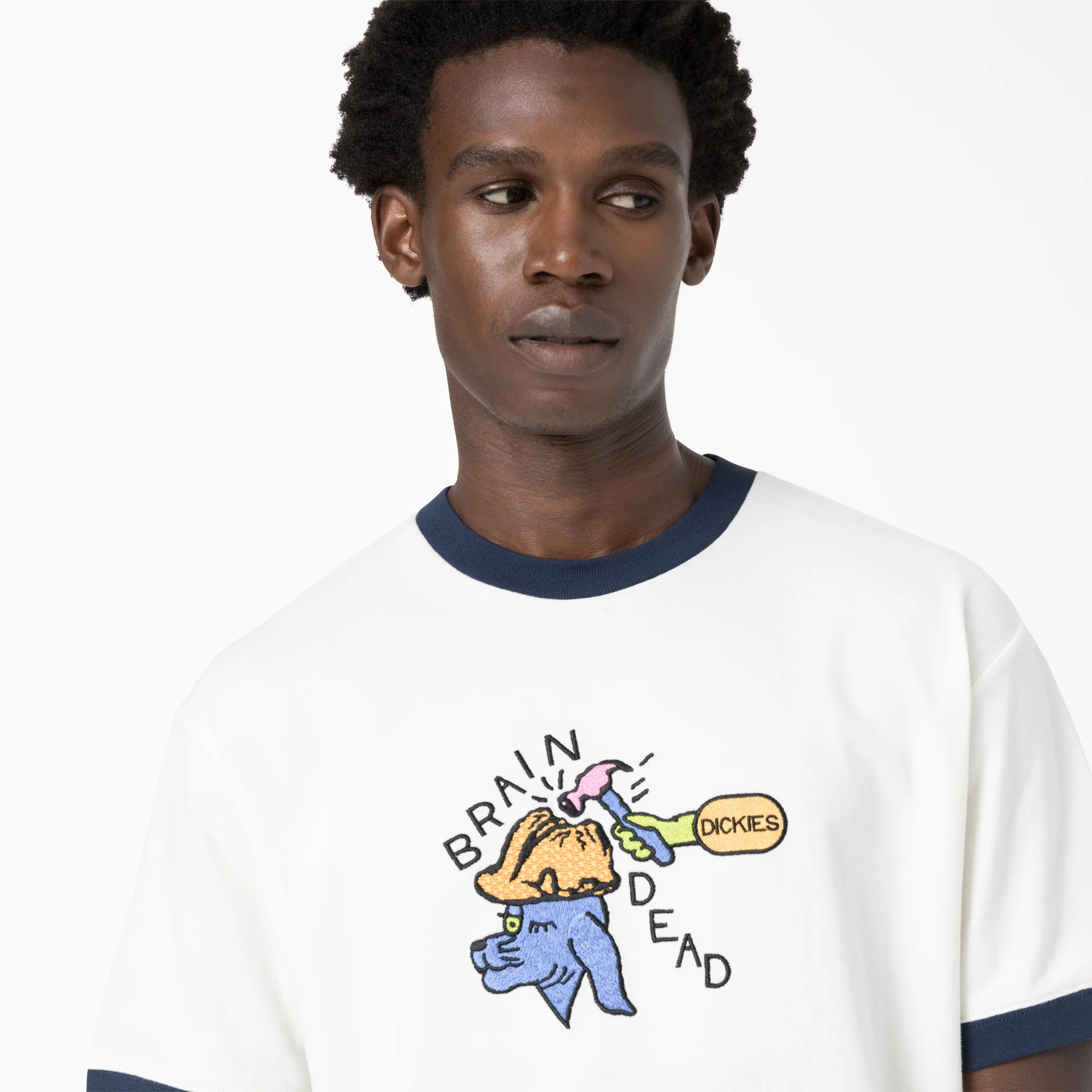Brain Dead Embroidered T-Shirt - Image 6