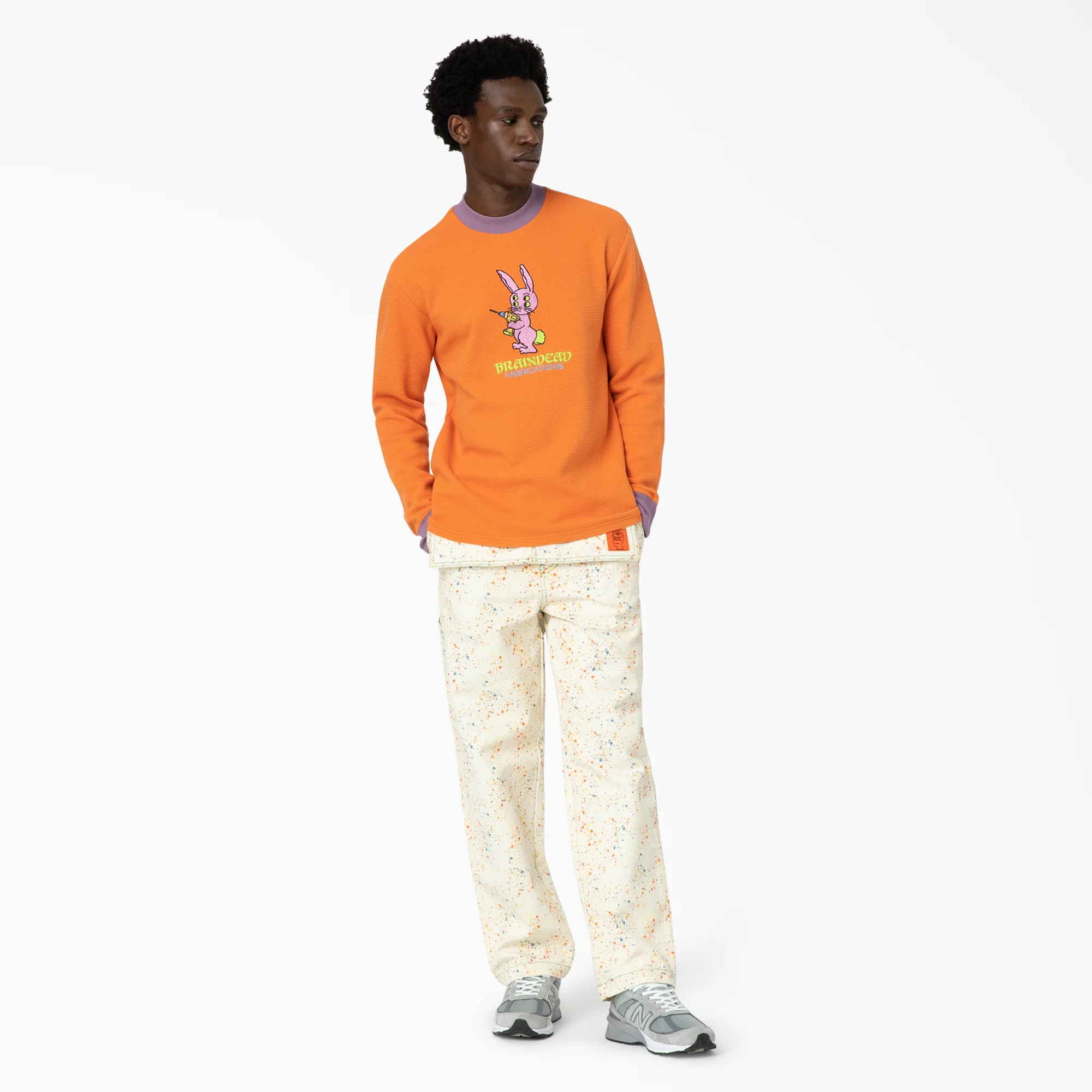 Brain Dead Embroidered Waffle Knit Sweater - Image 5