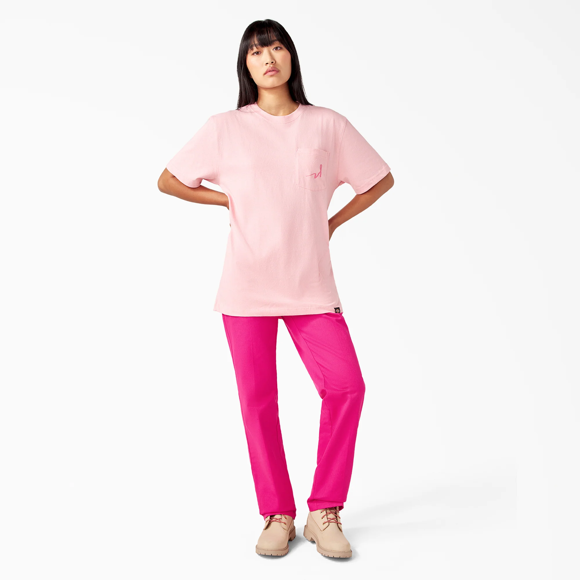 Breast Cancer Awareness Heavyweight T-Shirt - Image 5