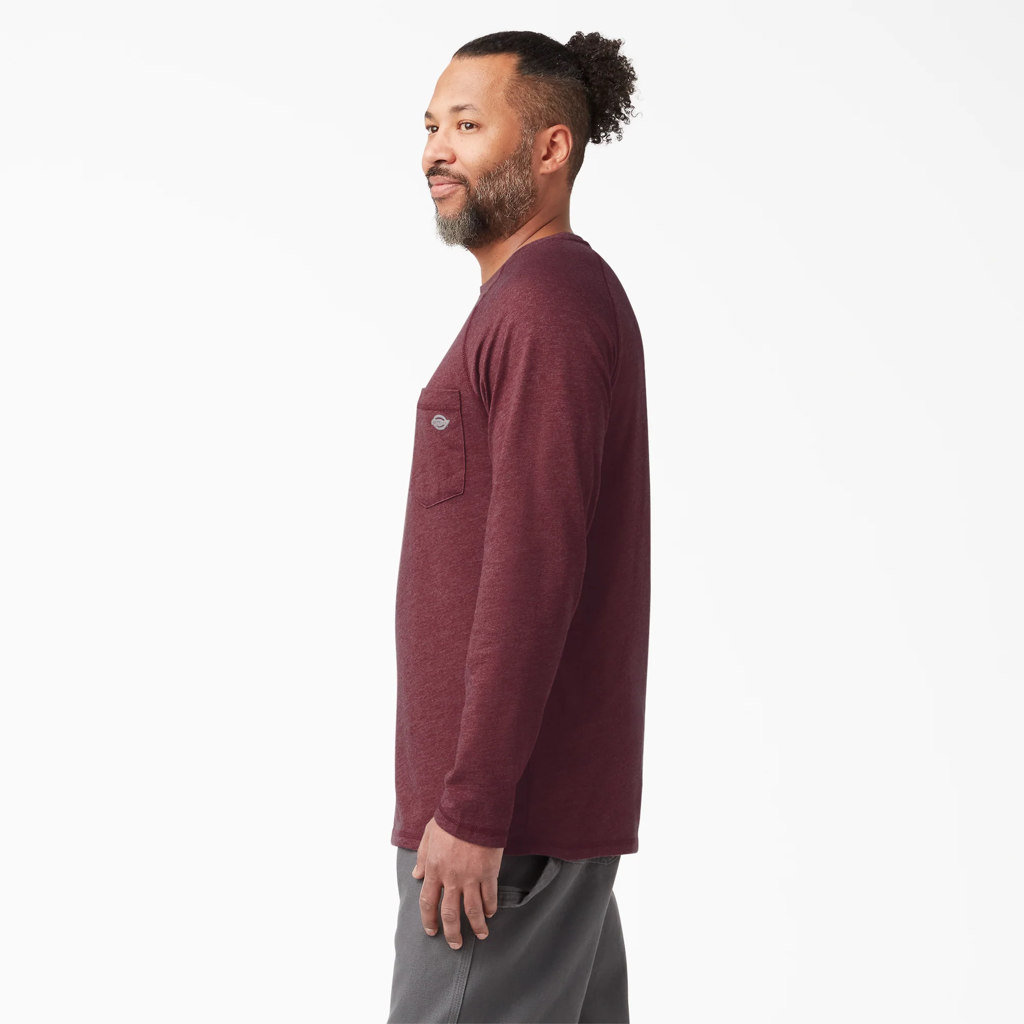 Cooling Long Sleeve Pocket T-Shirt - Image 3