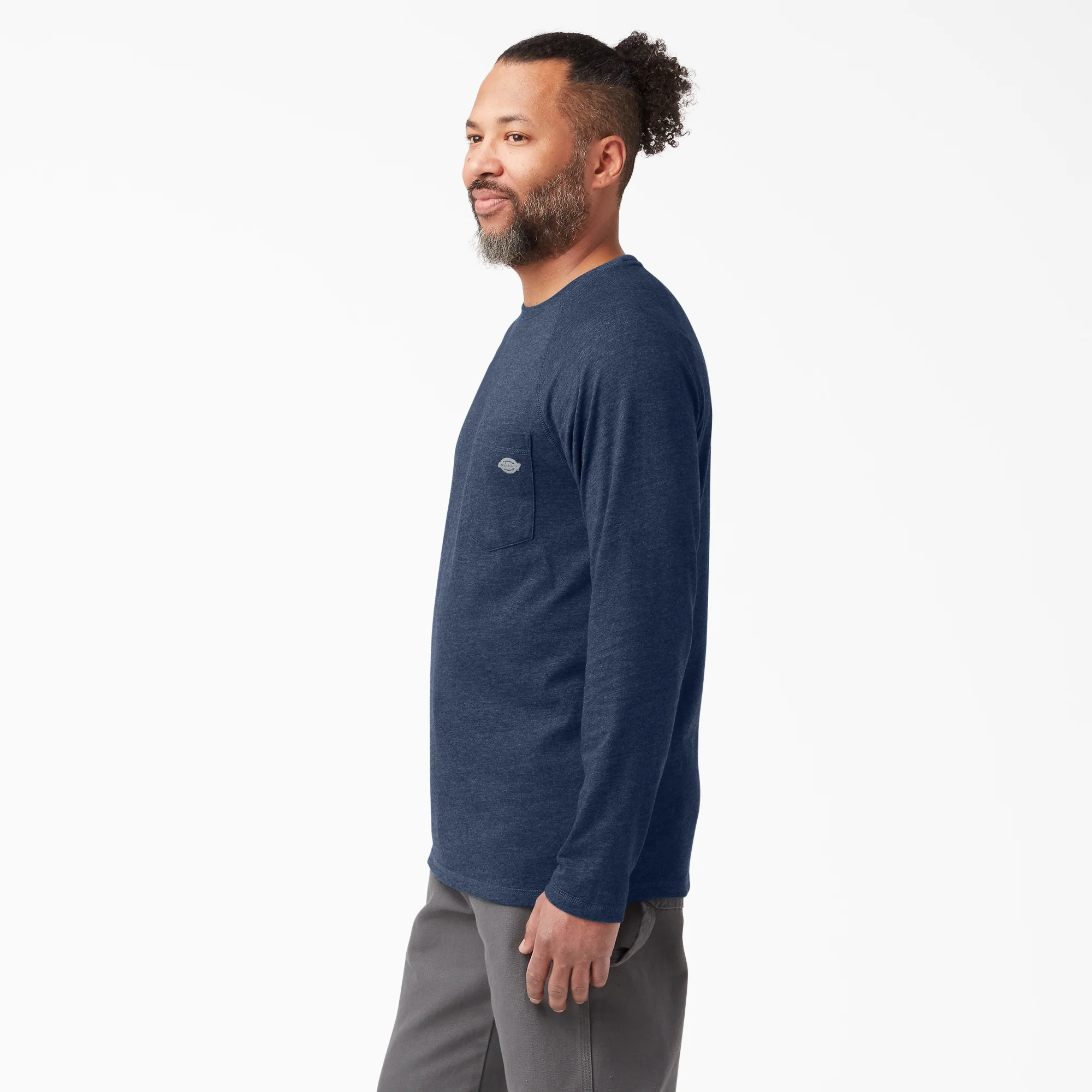 Cooling Long Sleeve Pocket T-Shirt - Image 3