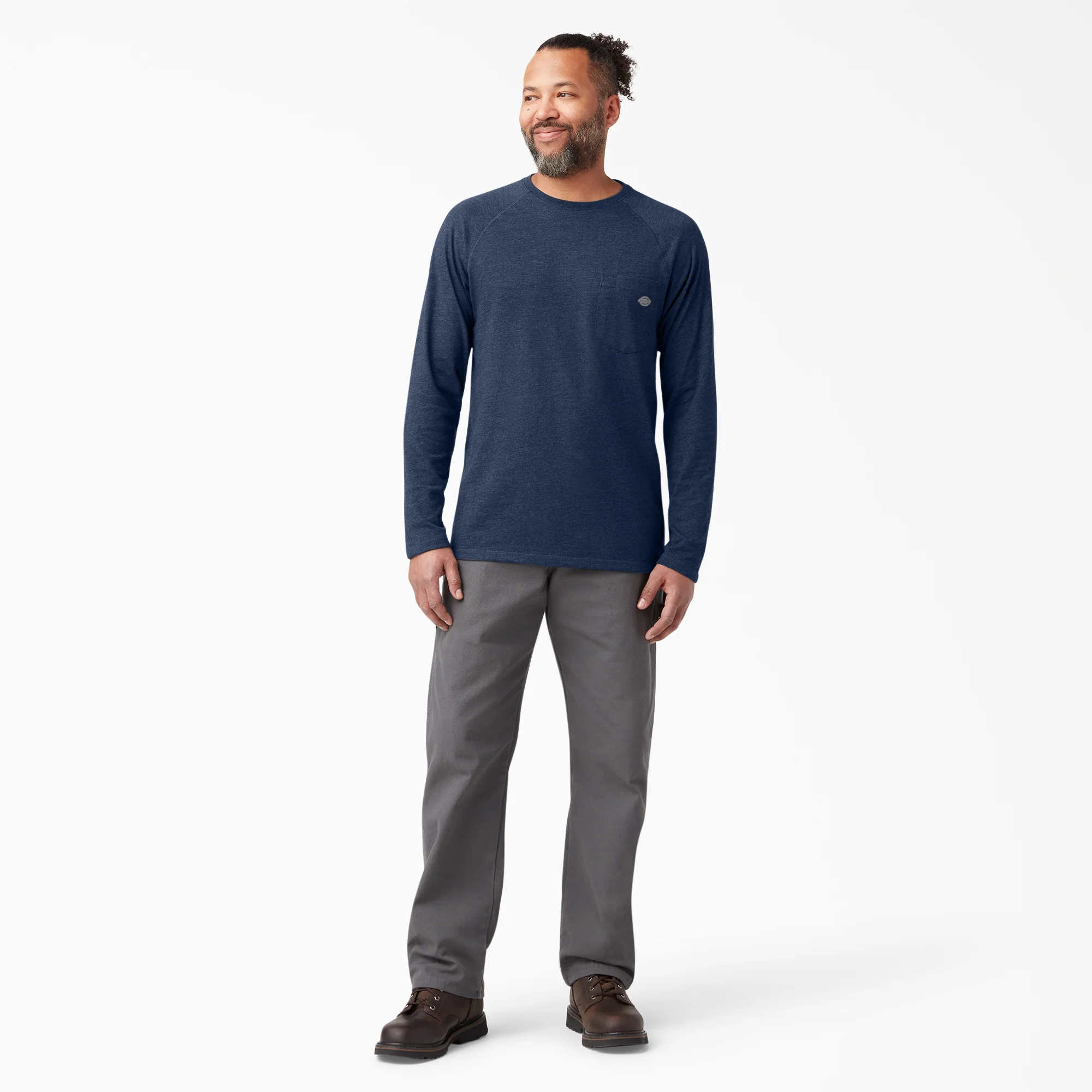 Cooling Long Sleeve Pocket T-Shirt - Image 4