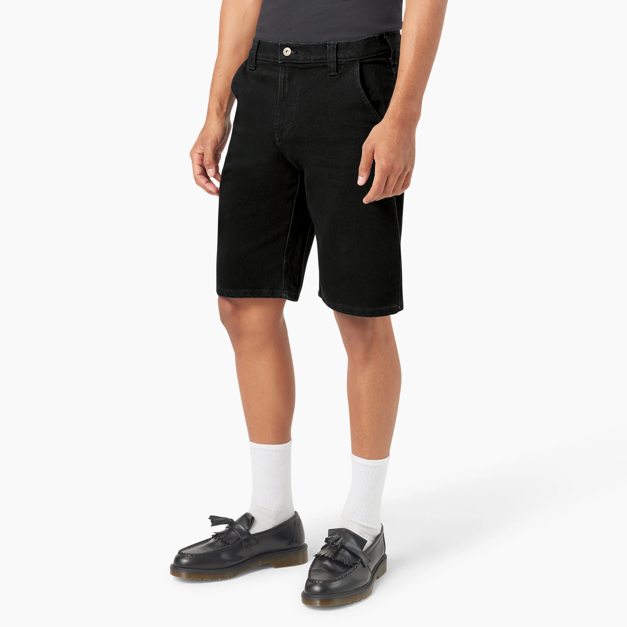 Denim Utility Shorts, 11" - Image 3