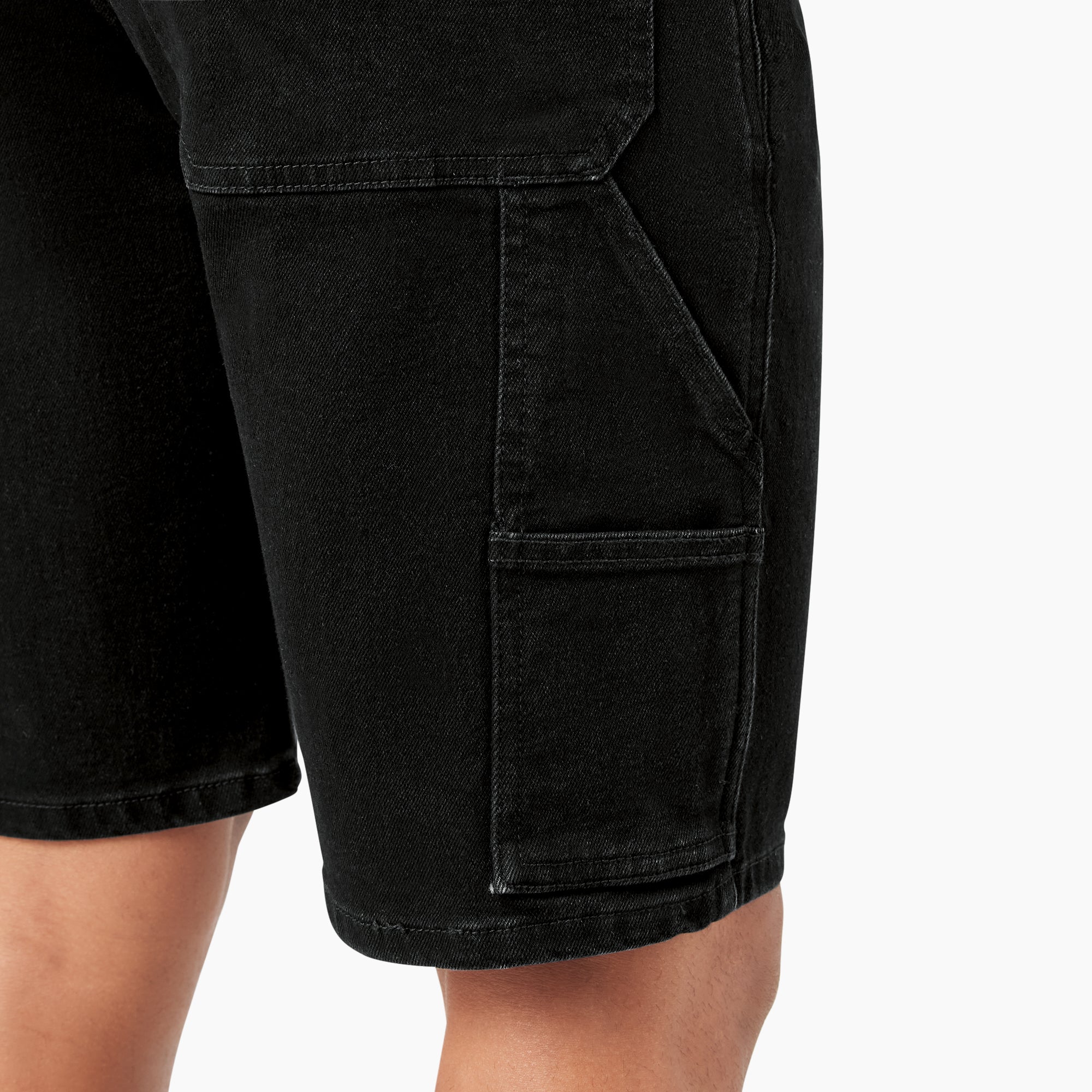 Denim Utility Shorts, 11" - Image 7