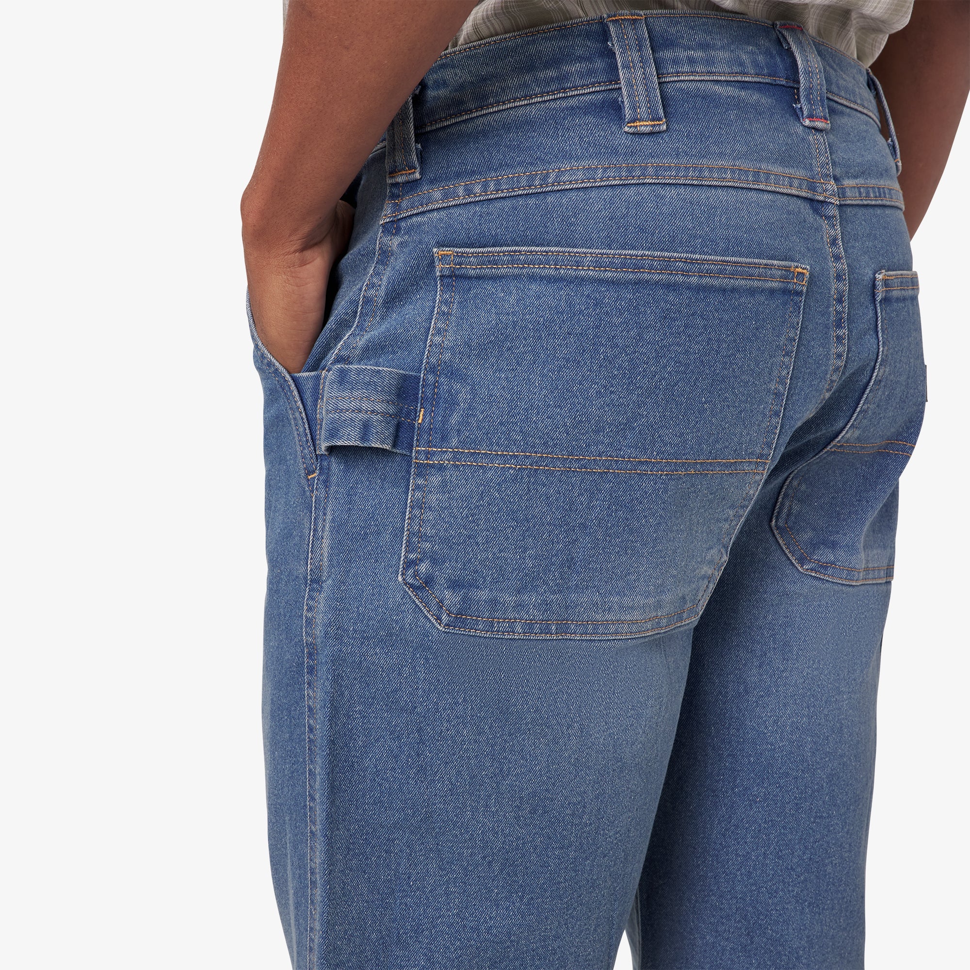 Denim Utility Shorts, 11" - Image 7