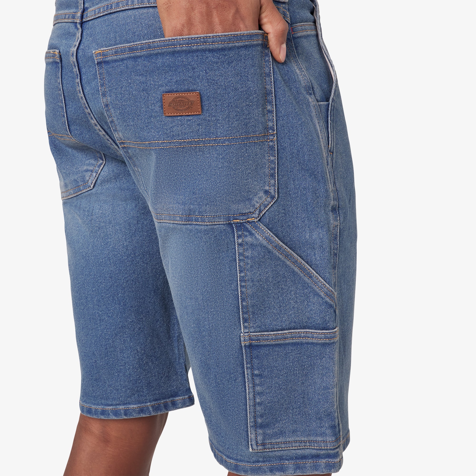 Denim Utility Shorts, 11" - Image 8