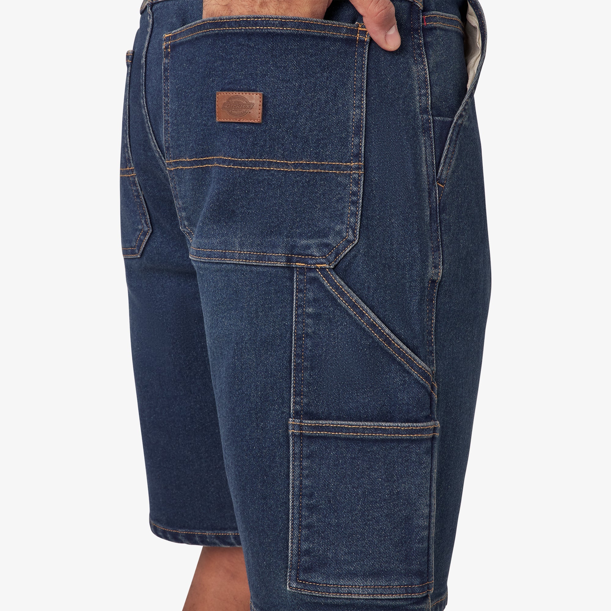 Denim Utility Shorts, 11" - Image 8