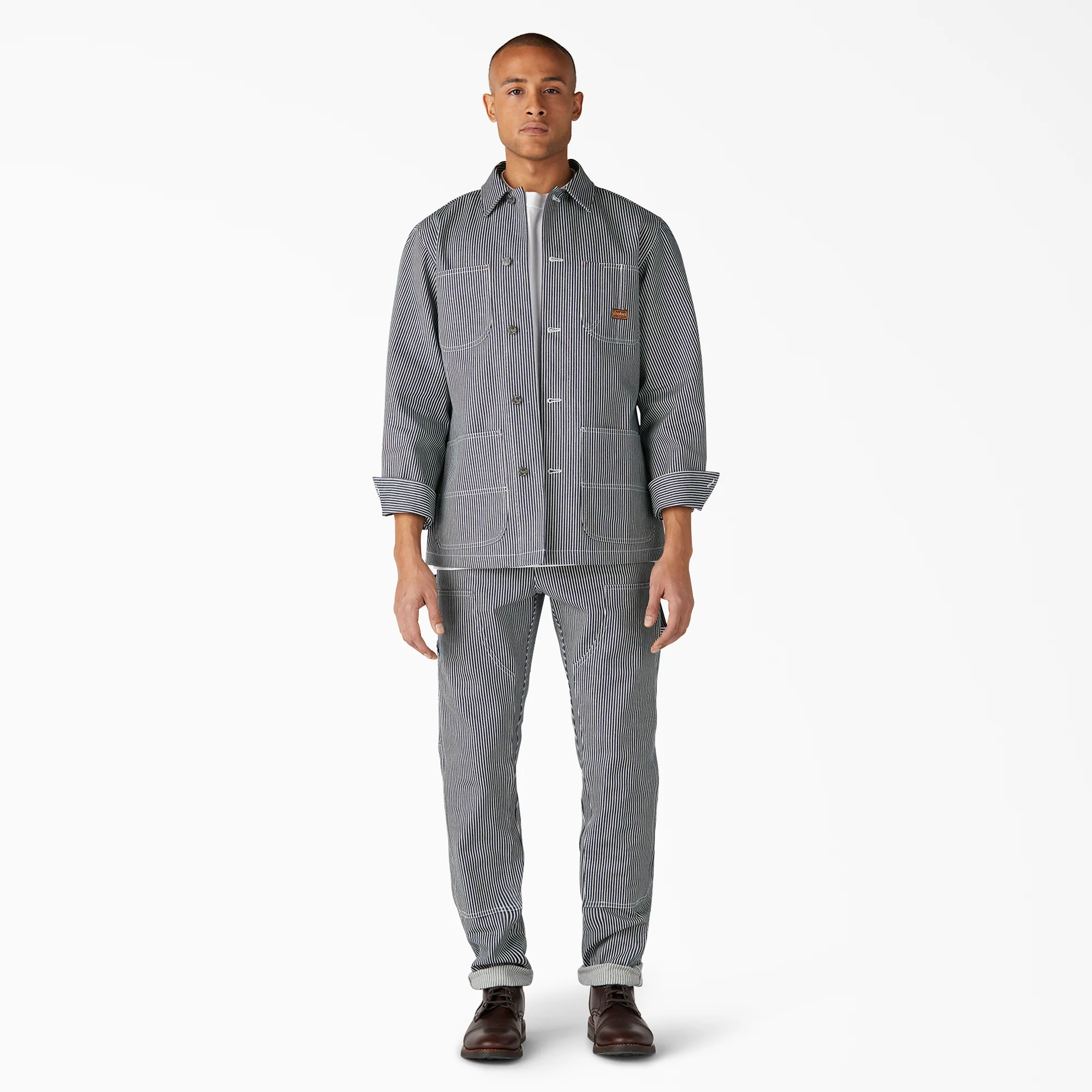 Dickies 1922 Hickory Striped Chore Coat - Image 4