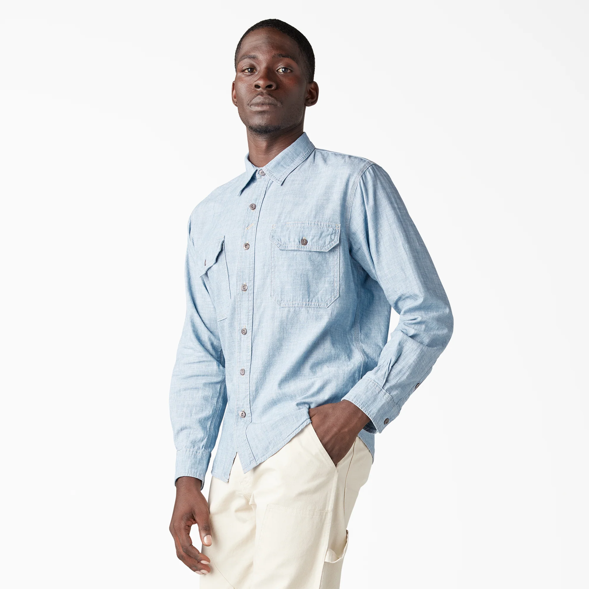 Dickies 1922 Long Sleeve Work Shirt - Image 3