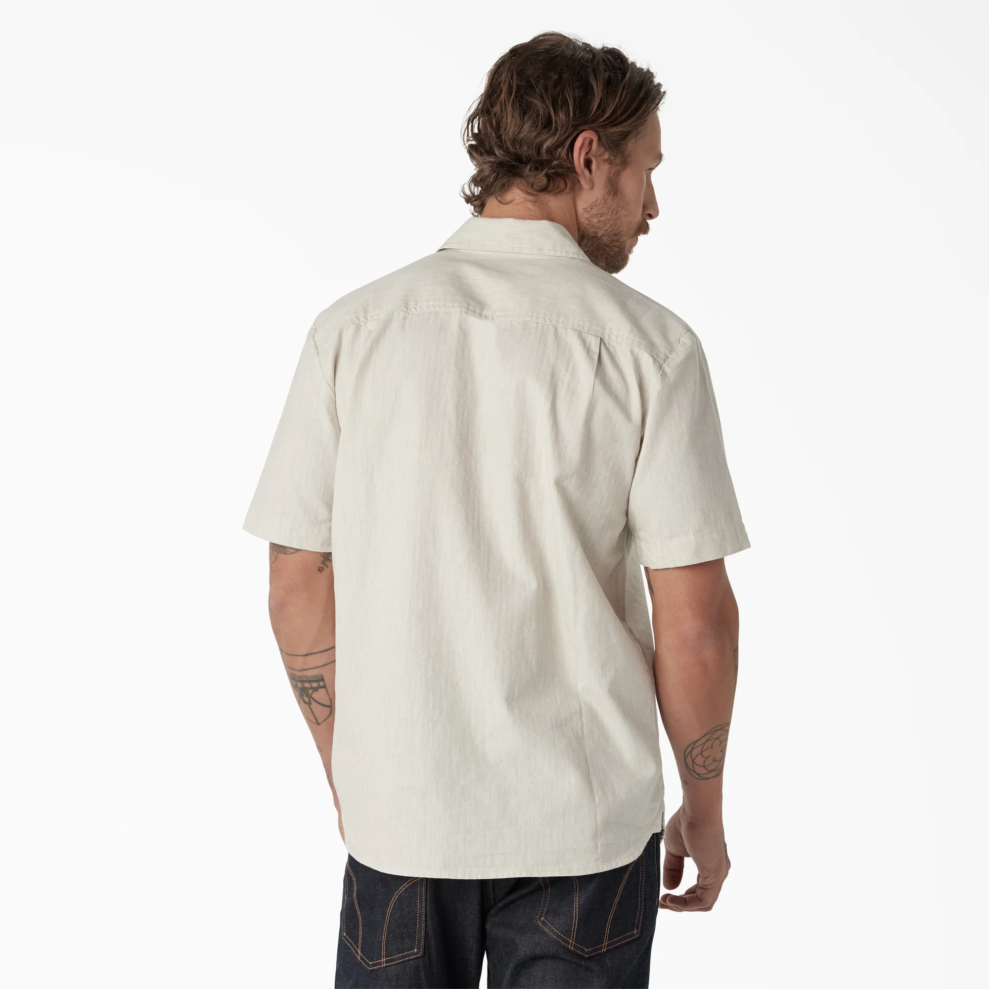 Dickies 1922 Short Sleeve Textured Weave Shirt - Image 2