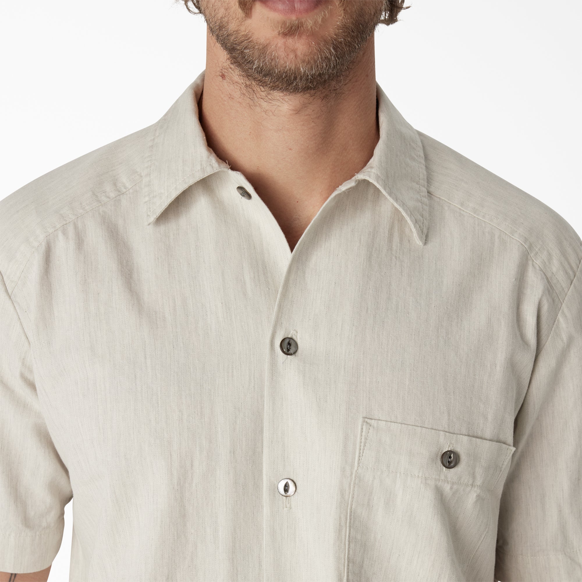 Dickies 1922 Short Sleeve Textured Weave Shirt - Image 5