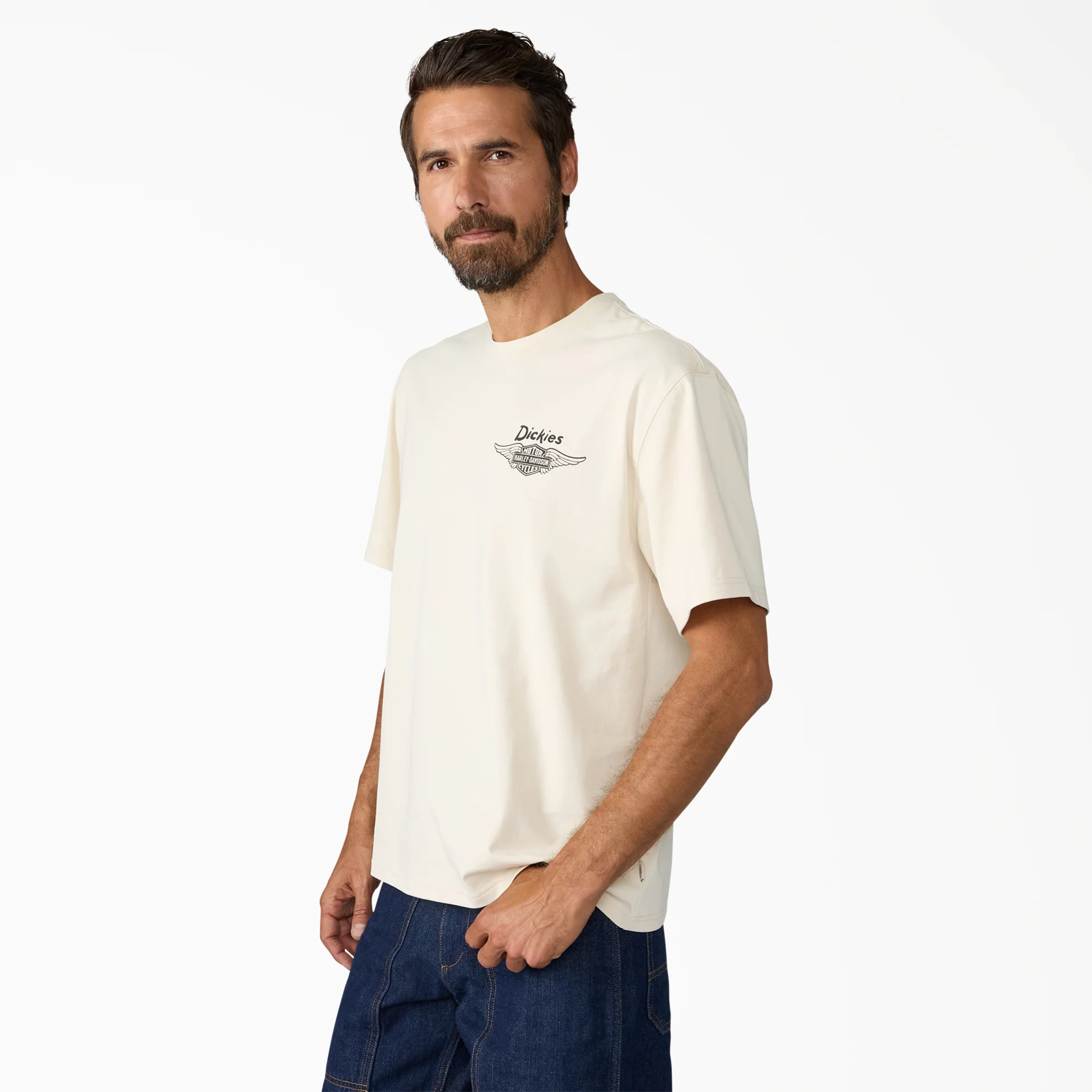 Dickies x Harley-Davidson® Vintage Wash Cowboy Graphic T-Shirt - Image 4