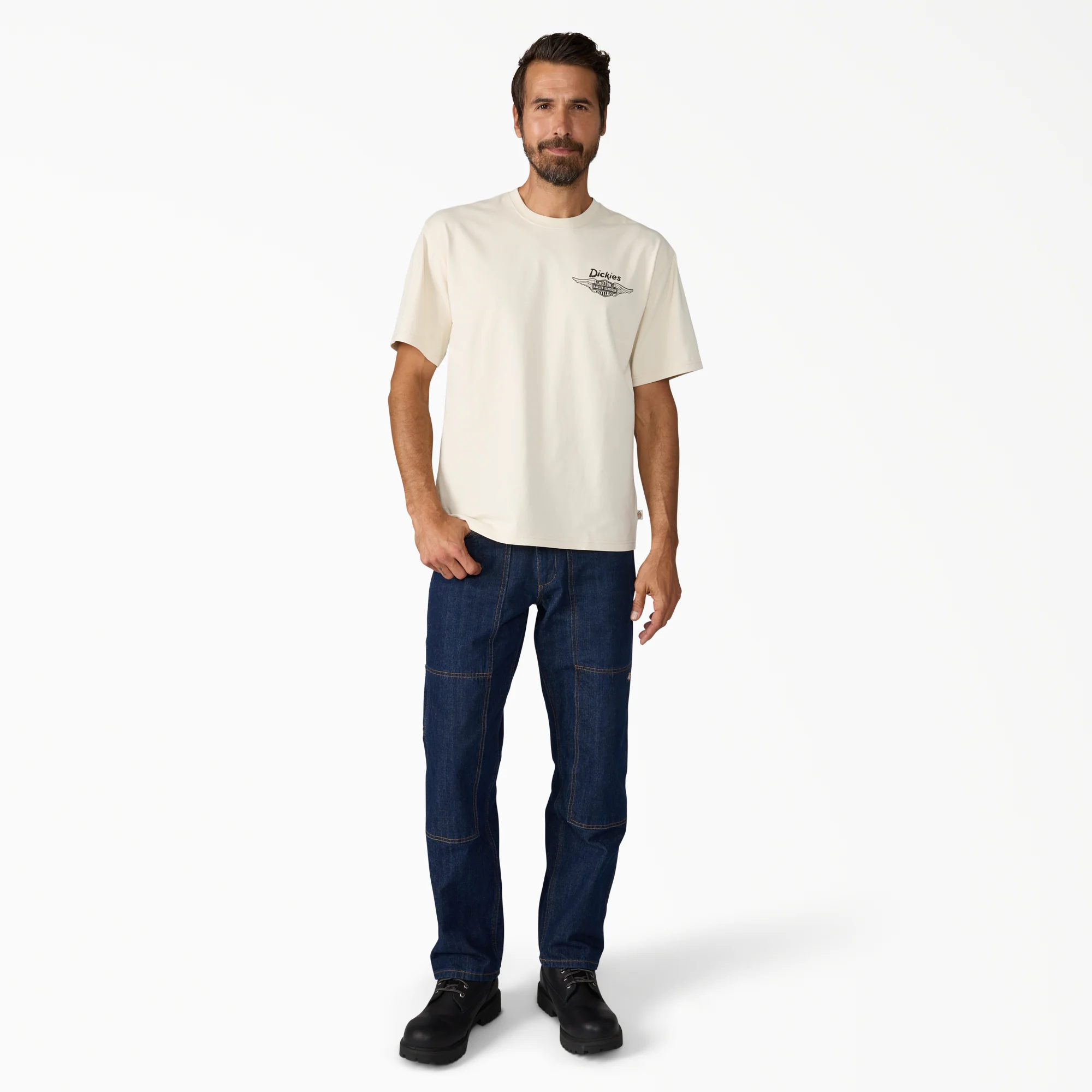 Dickies x Harley-Davidson® Vintage Wash Cowboy Graphic T-Shirt - Image 5