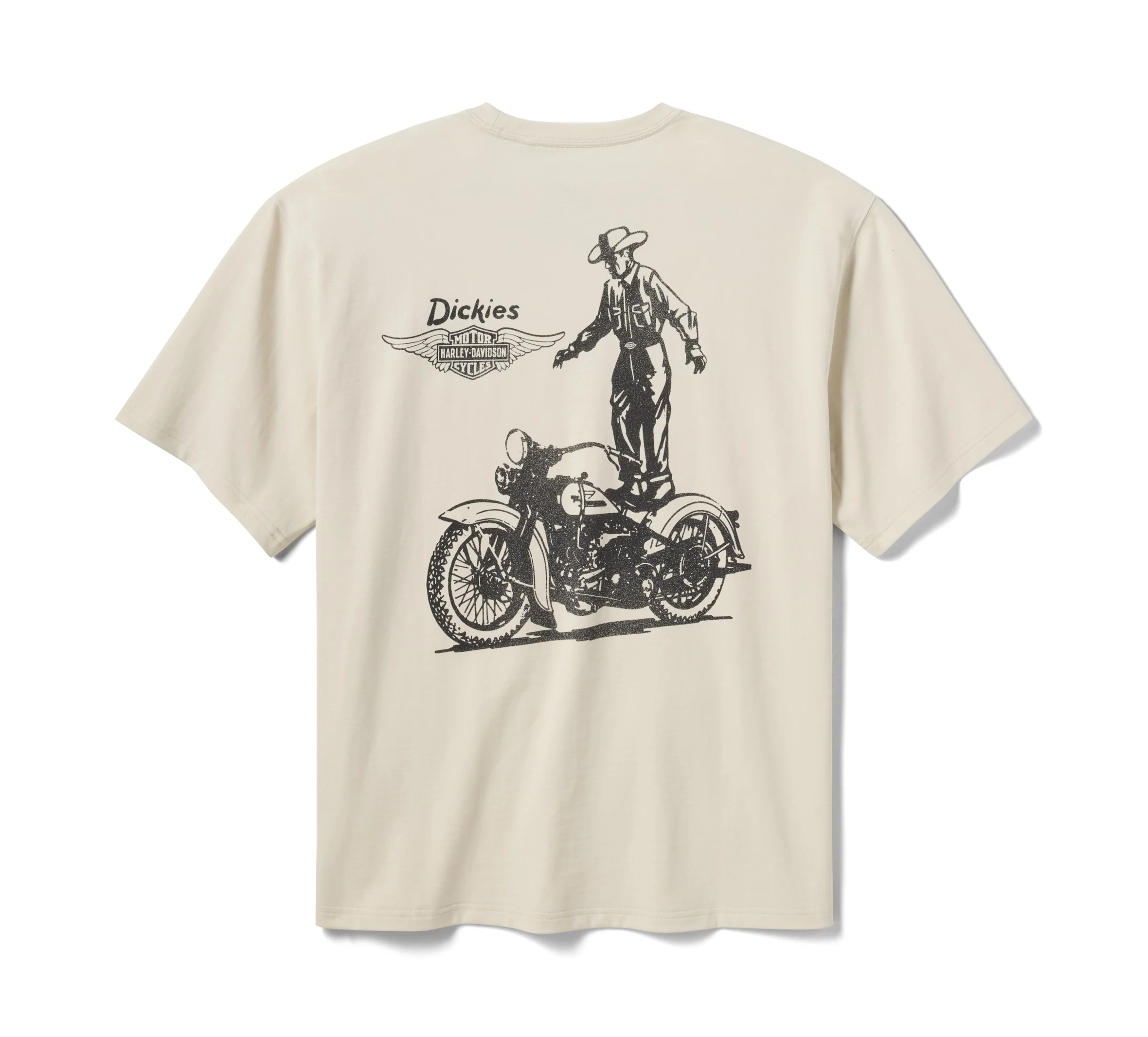 Dickies x Harley-Davidson® Vintage Wash Cowboy Graphic T-Shirt - Image 9