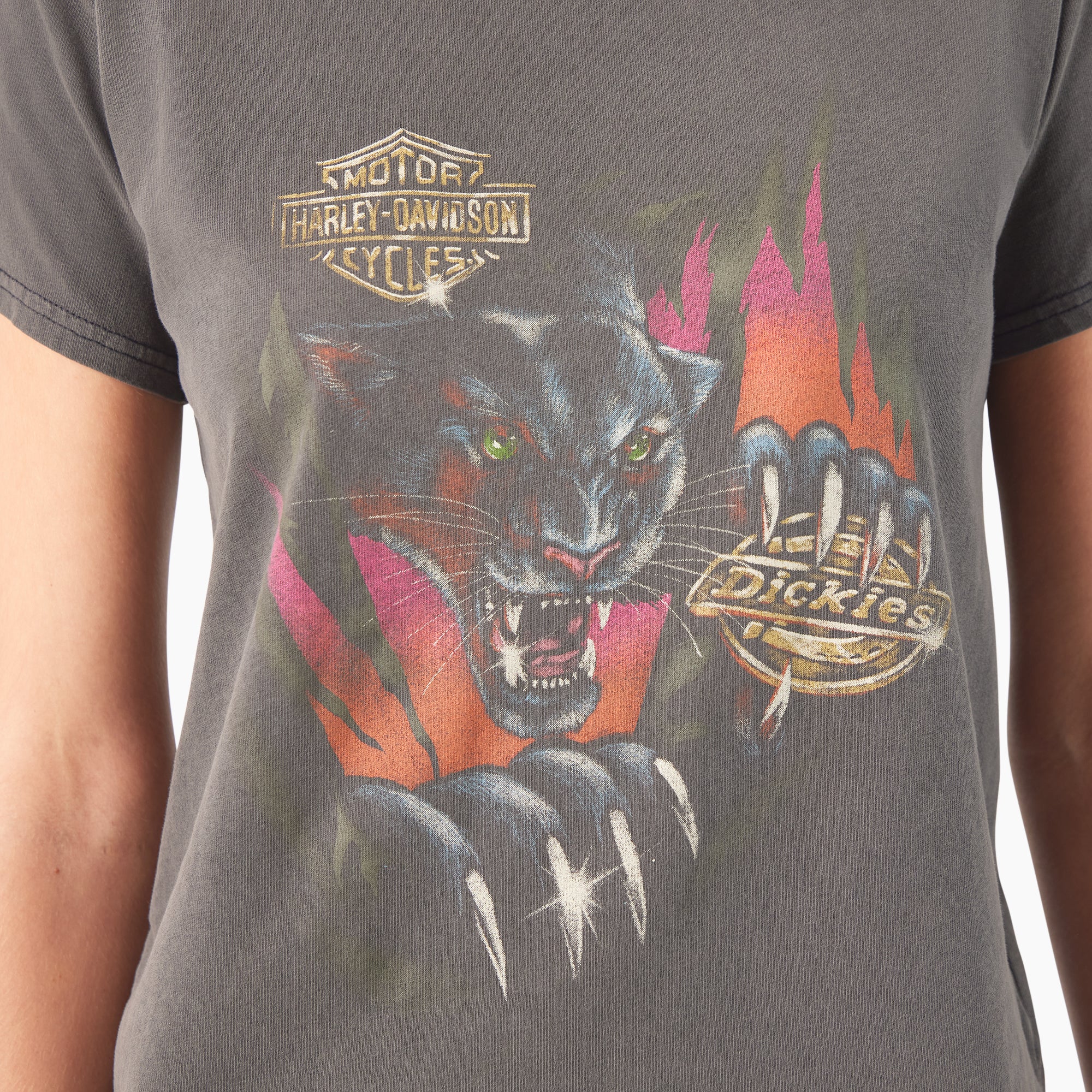 Dickies x Harley-Davidson Women’s Panther City T-Shirt - Image 6