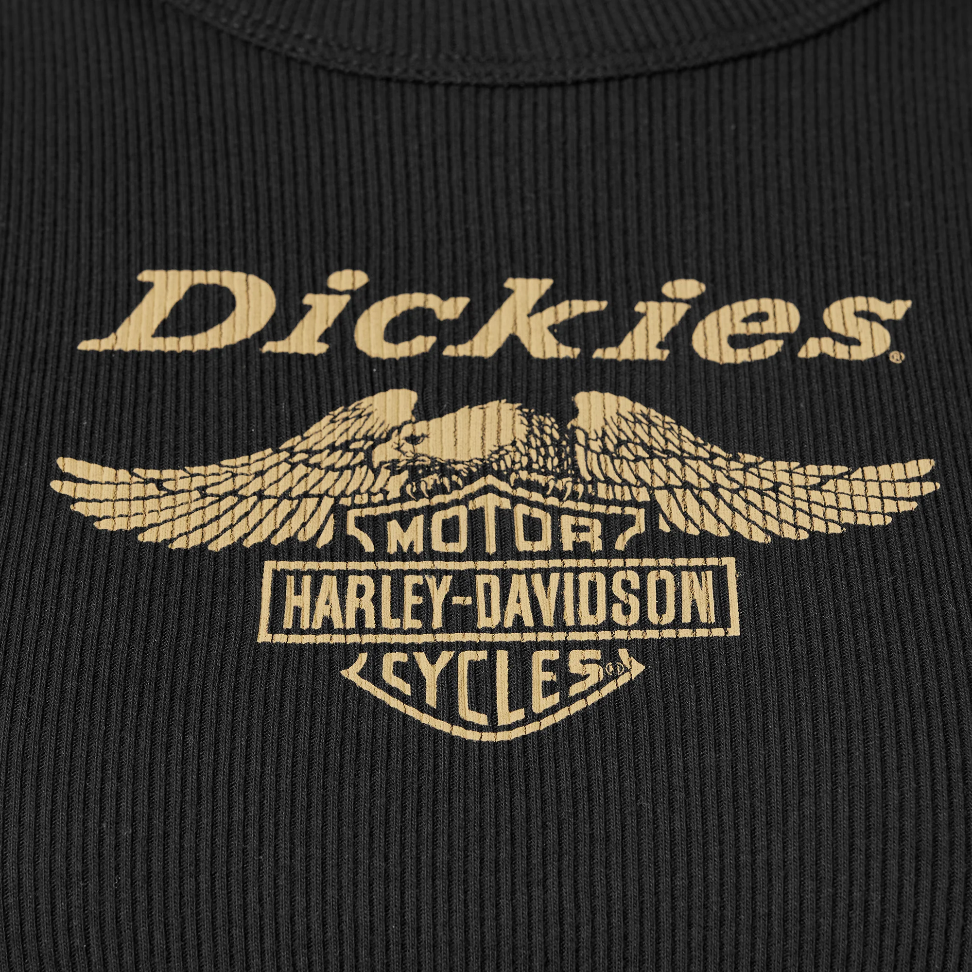 Dickies x Harley-Davidson Women’s Racerback Cropped Eagle Tank Top - Image 6