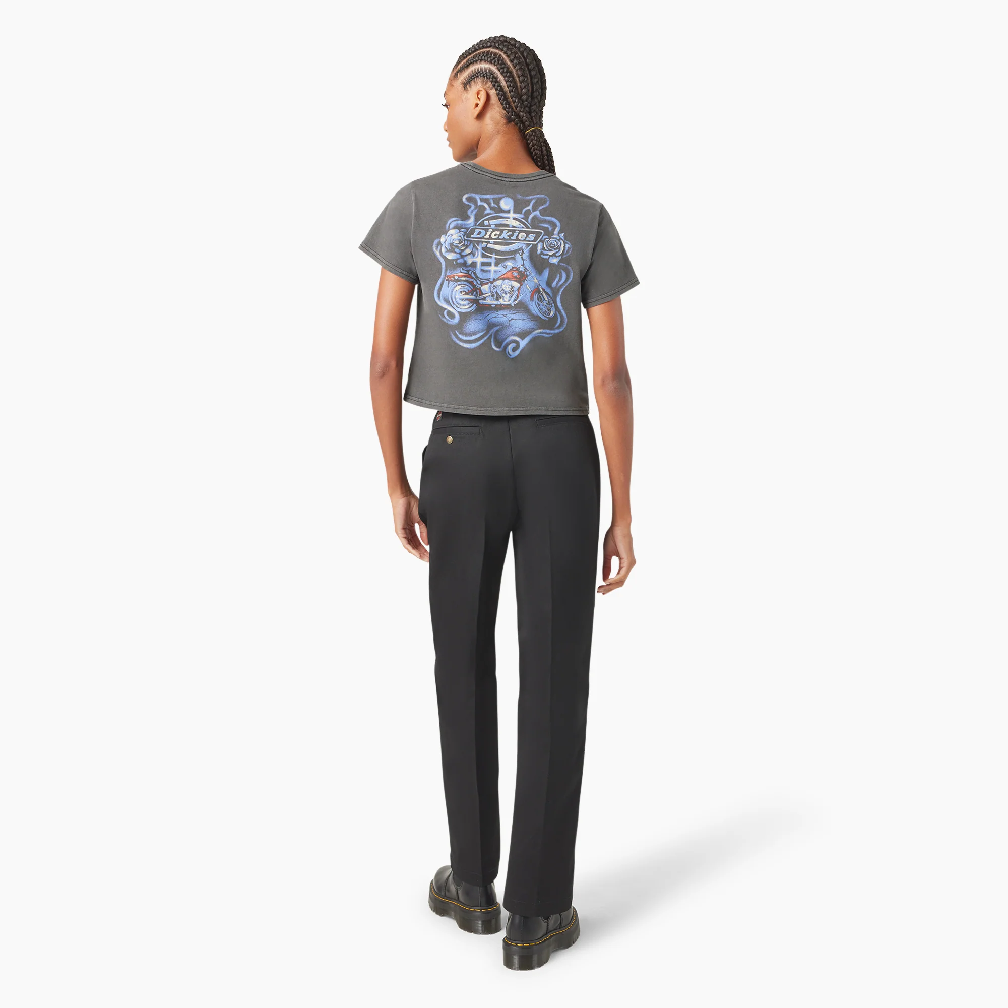 Dickies x Harley-Davidson Women’s Vintage Softail Cropped T-Shirt - Image 5
