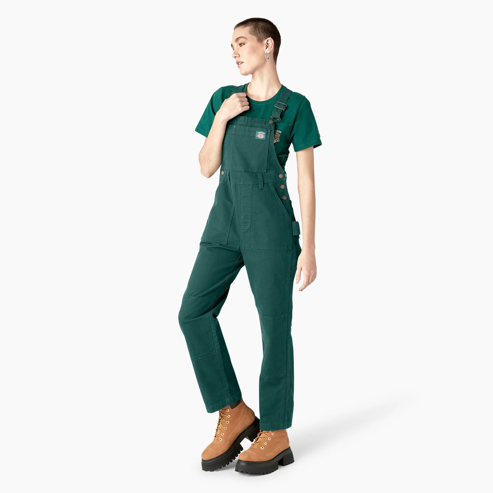 Dickies x Jameson Women's Utility Double Knee Overalls - Image 3