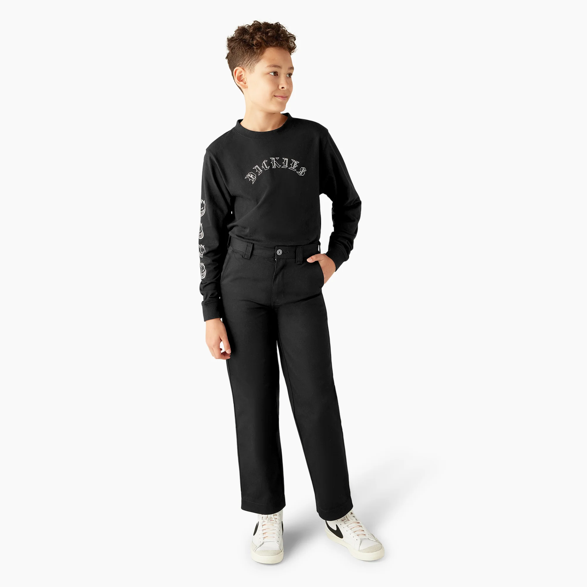 Dickies X Spitfire Kid’s Flannel Cuff Pants - Image 5