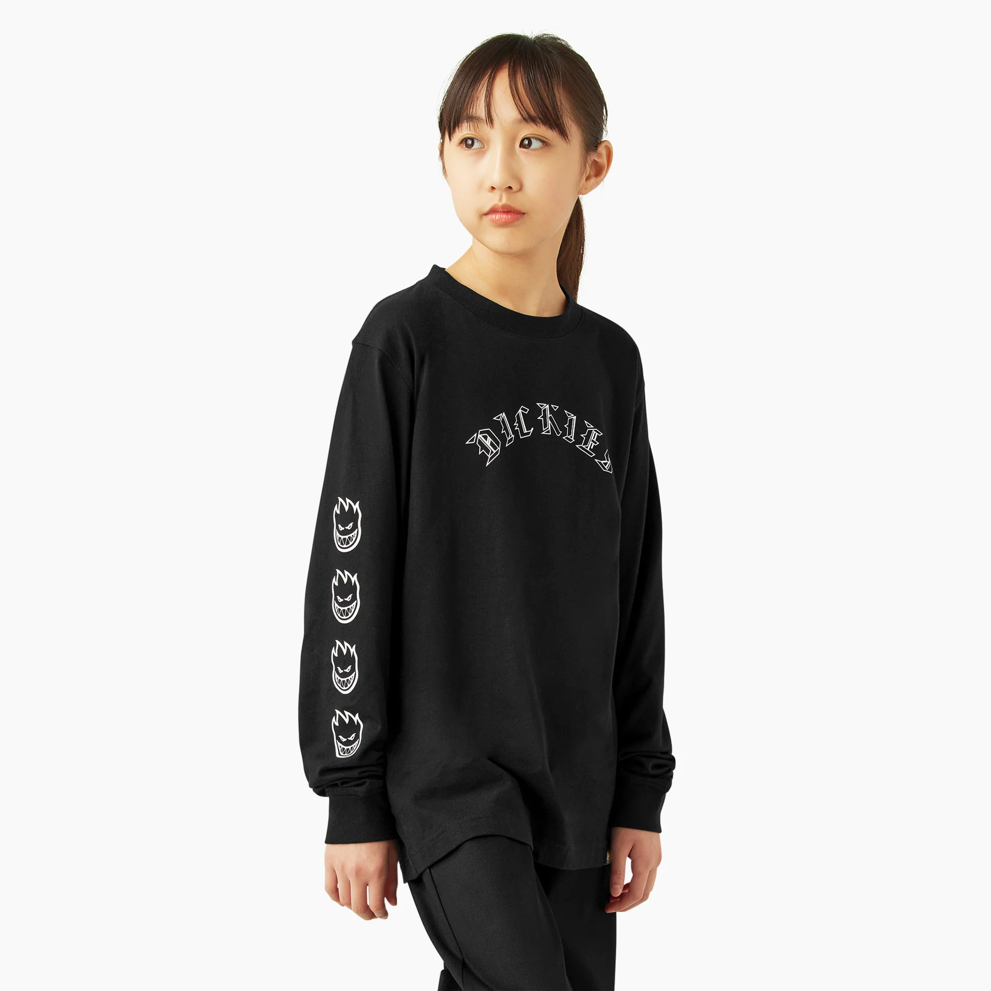 Dickies X Spitfire Kids’ Long Sleeve T-Shirt - Image 4