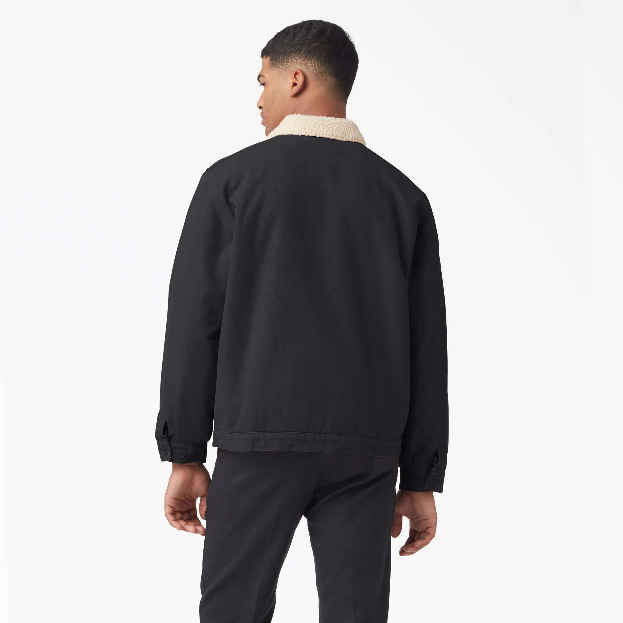 Duck Canvas High Pile Fleece Jacket - Image 2
