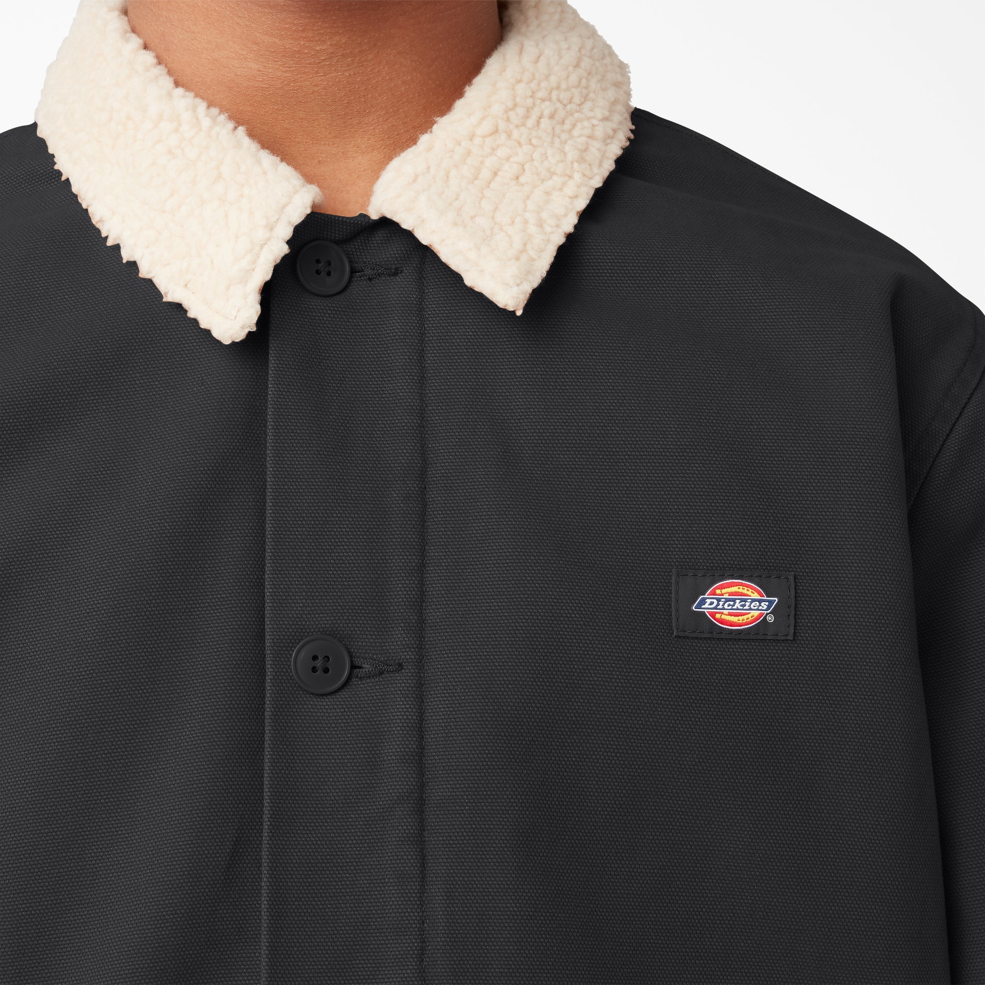 Duck Canvas High Pile Fleece Jacket - Image 5