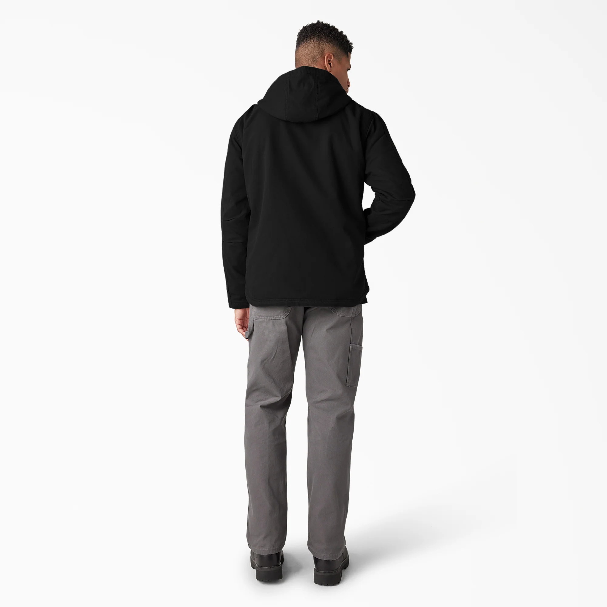 Duck Canvas High Pile Fleece Lined Jacket - Image 6