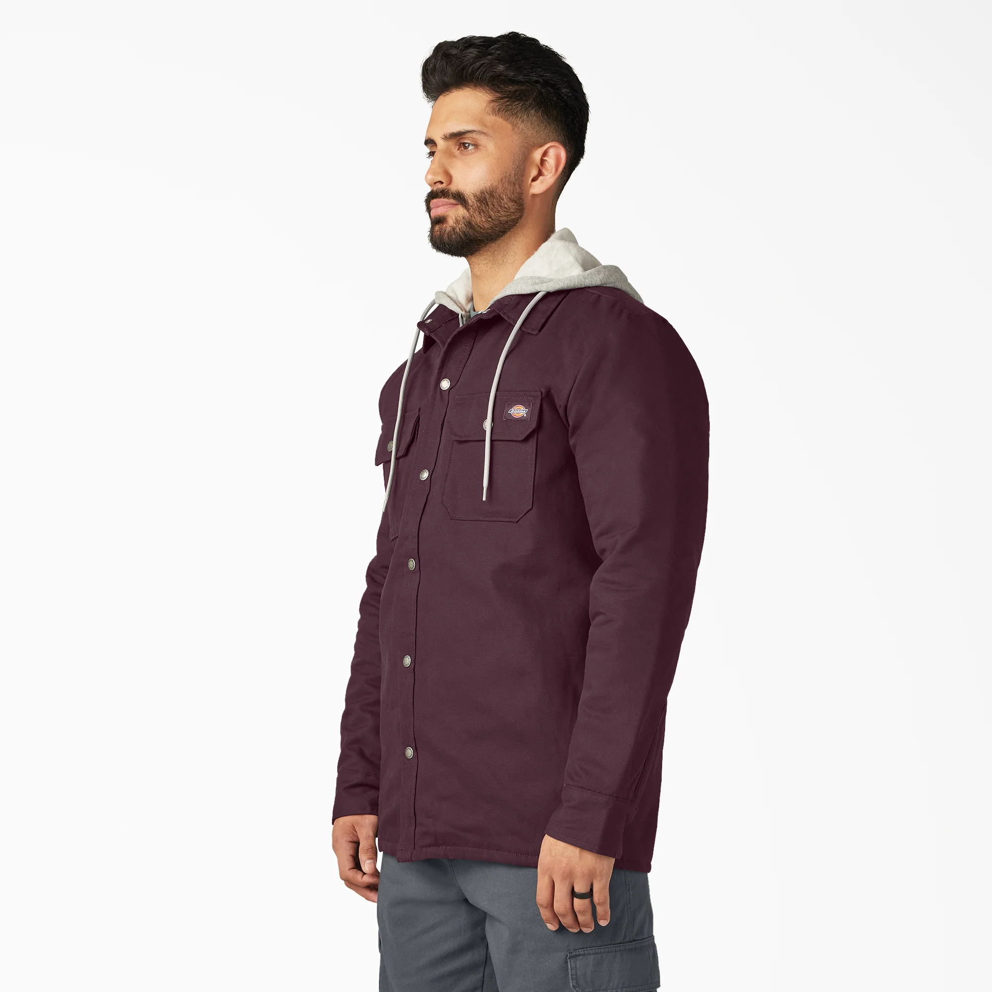 Duck Hooded Shirt Jacket - Image 3