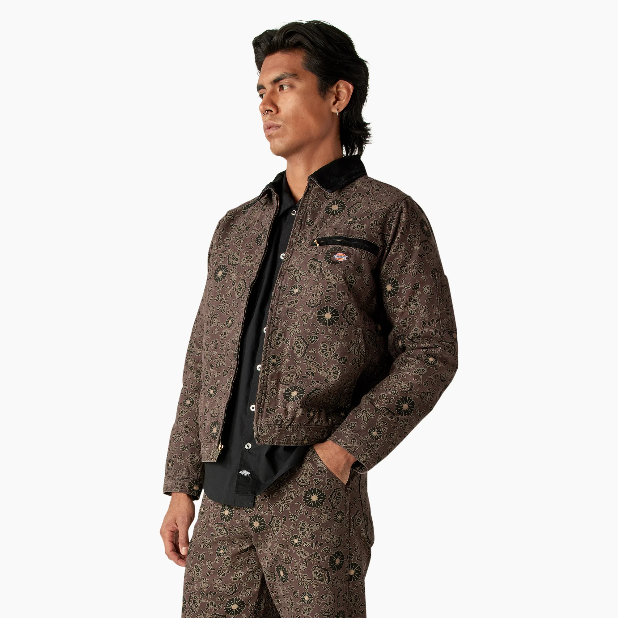Ellis Floral Print Duck Canvas Jacket - Image 3