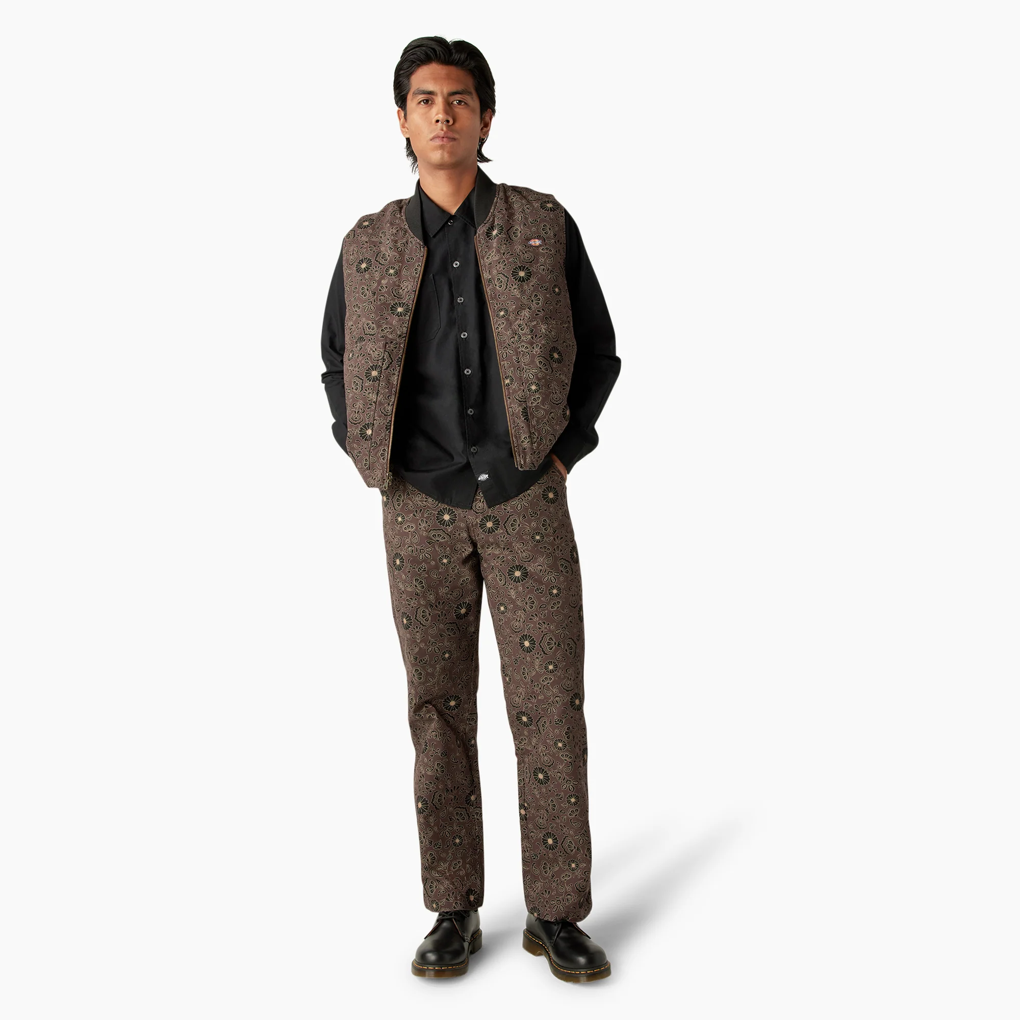 Ellis Floral Print Reversible Vest - Image 4