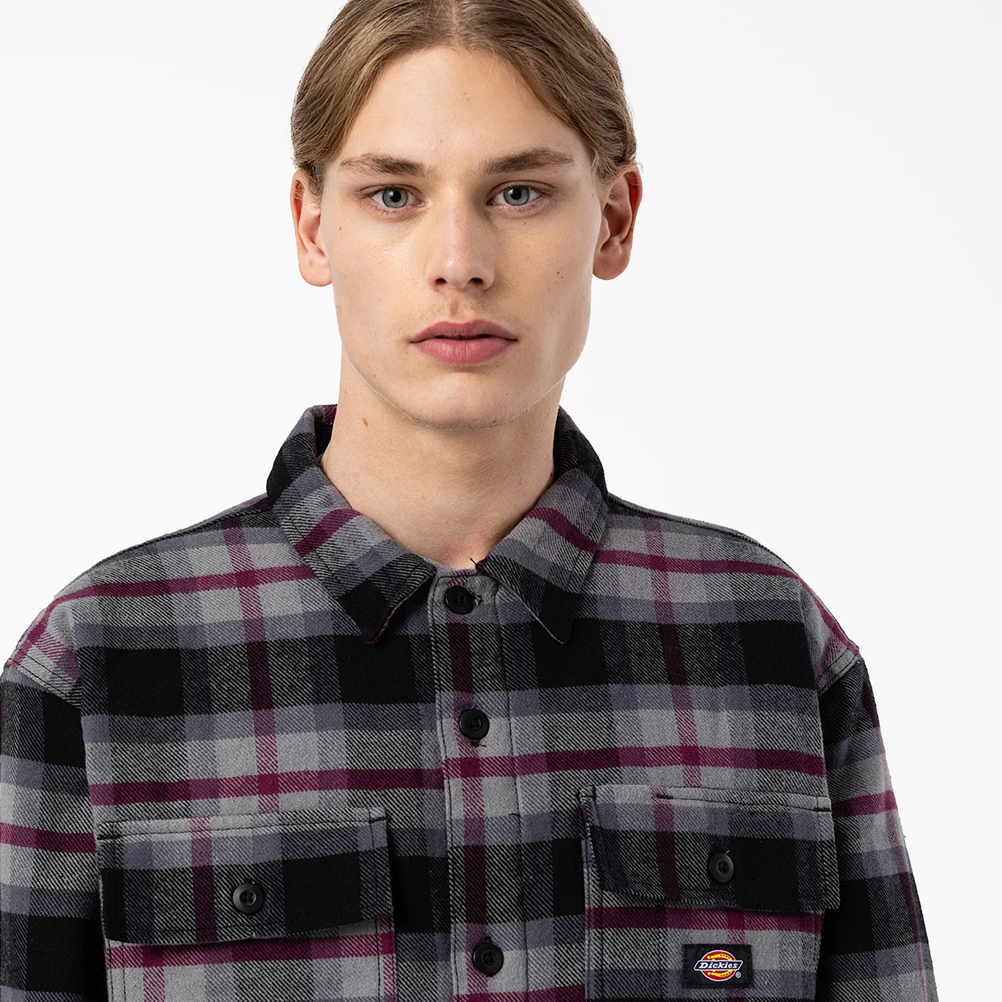Flannel Quilted Lined Shirt Jacket - Image 4