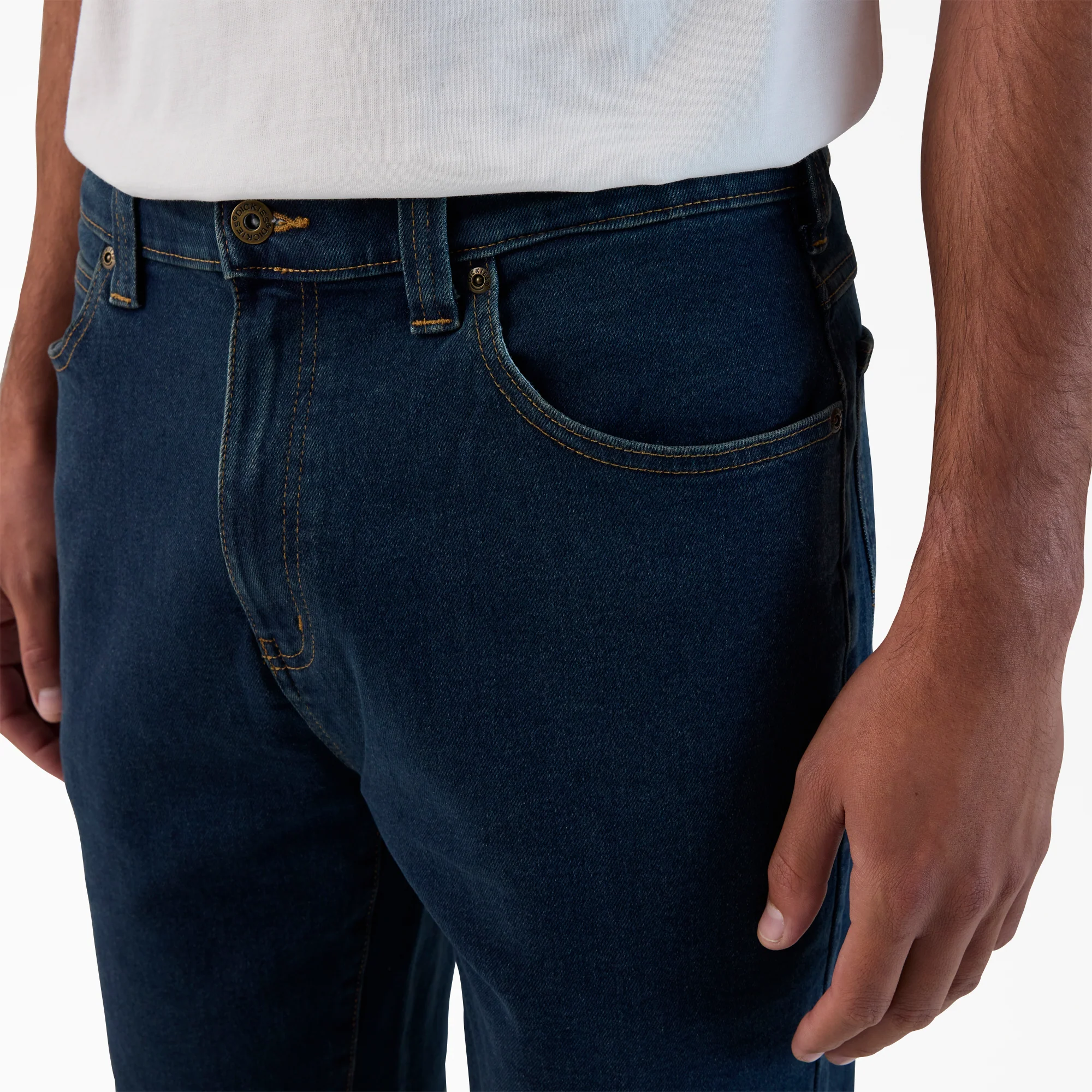 FLEX 5-Pocket Denim Shorts, 11" - Image 6