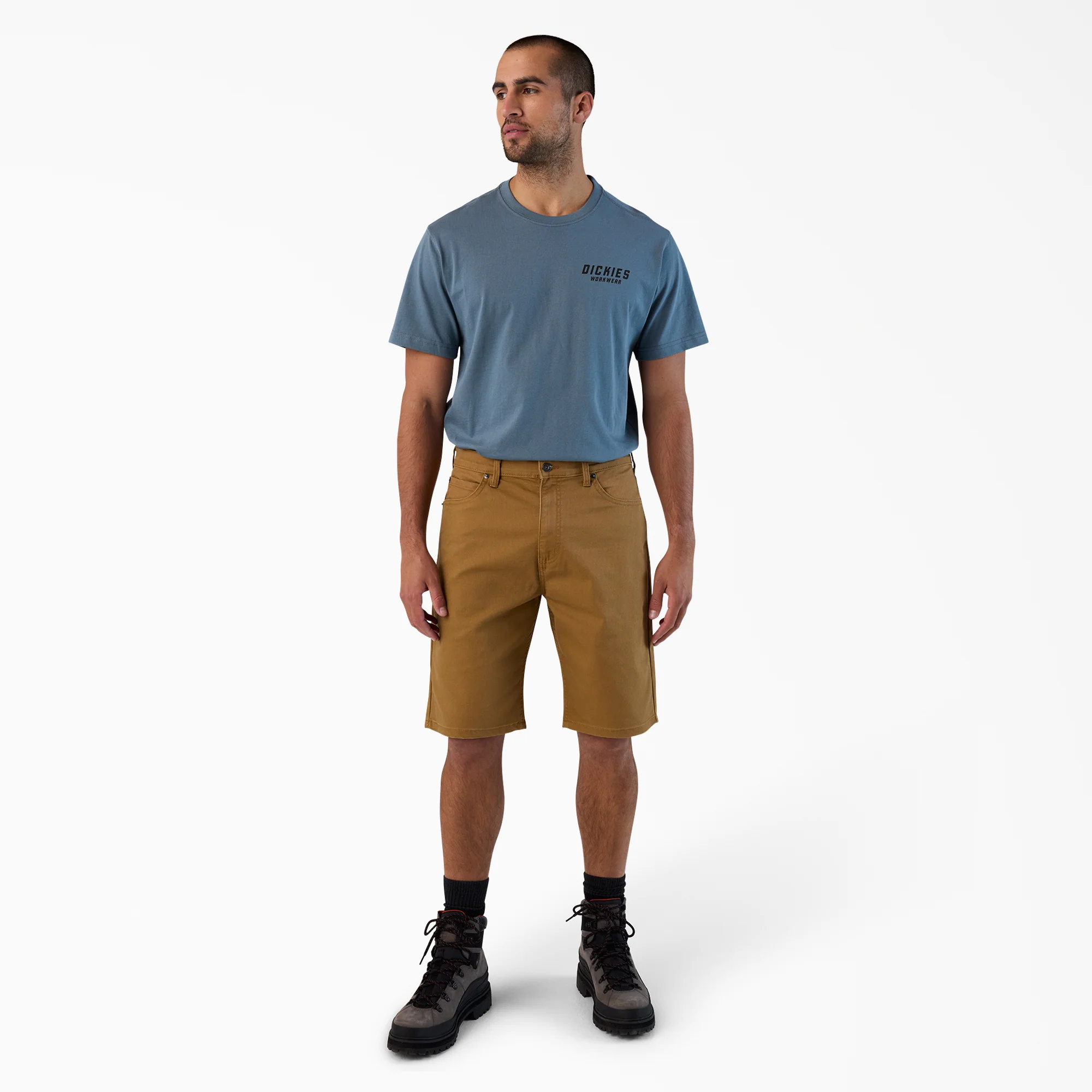 FLEX 5-Pocket Duck Canvas Shorts, 11" - Image 3