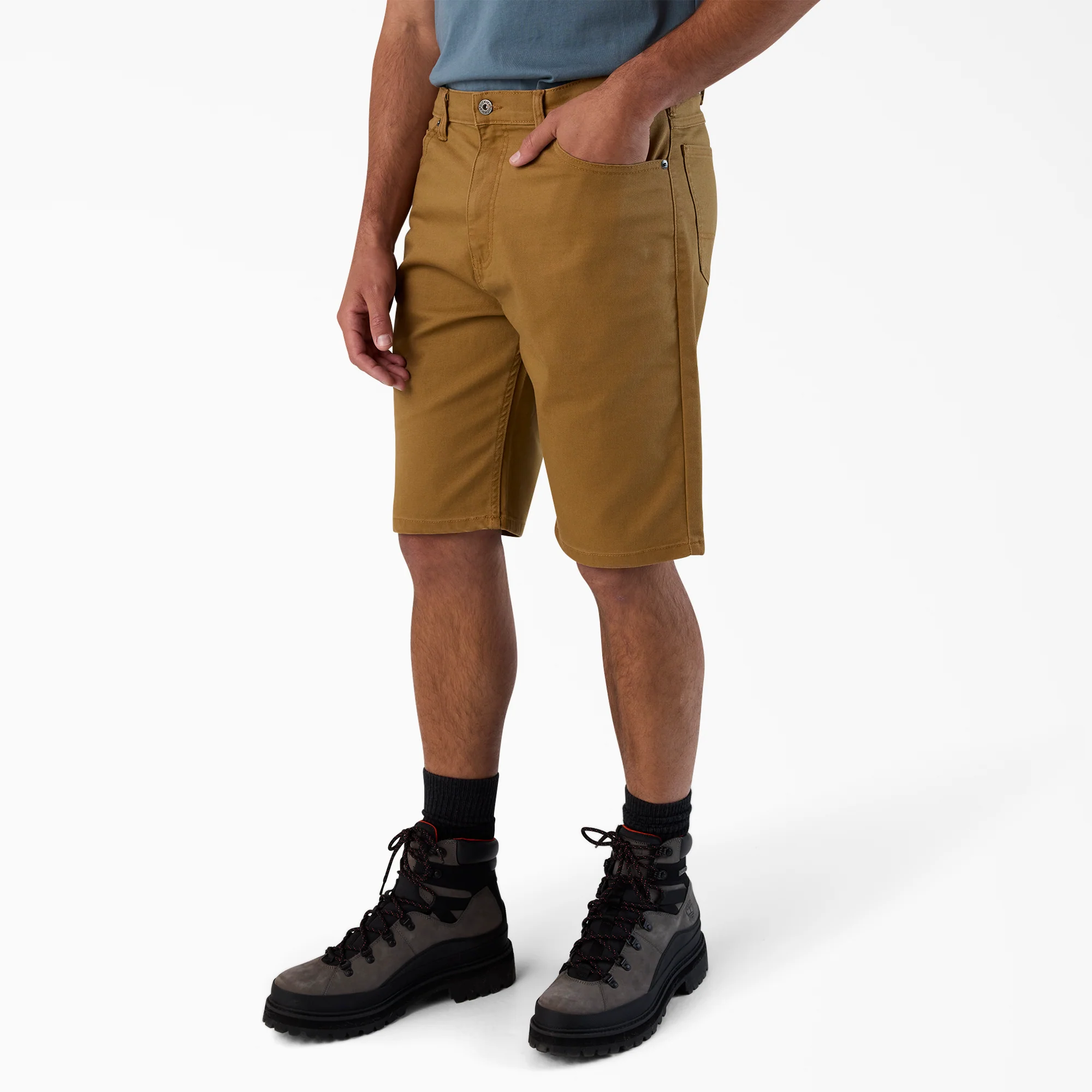 FLEX 5-Pocket Duck Canvas Shorts, 11" - Image 4