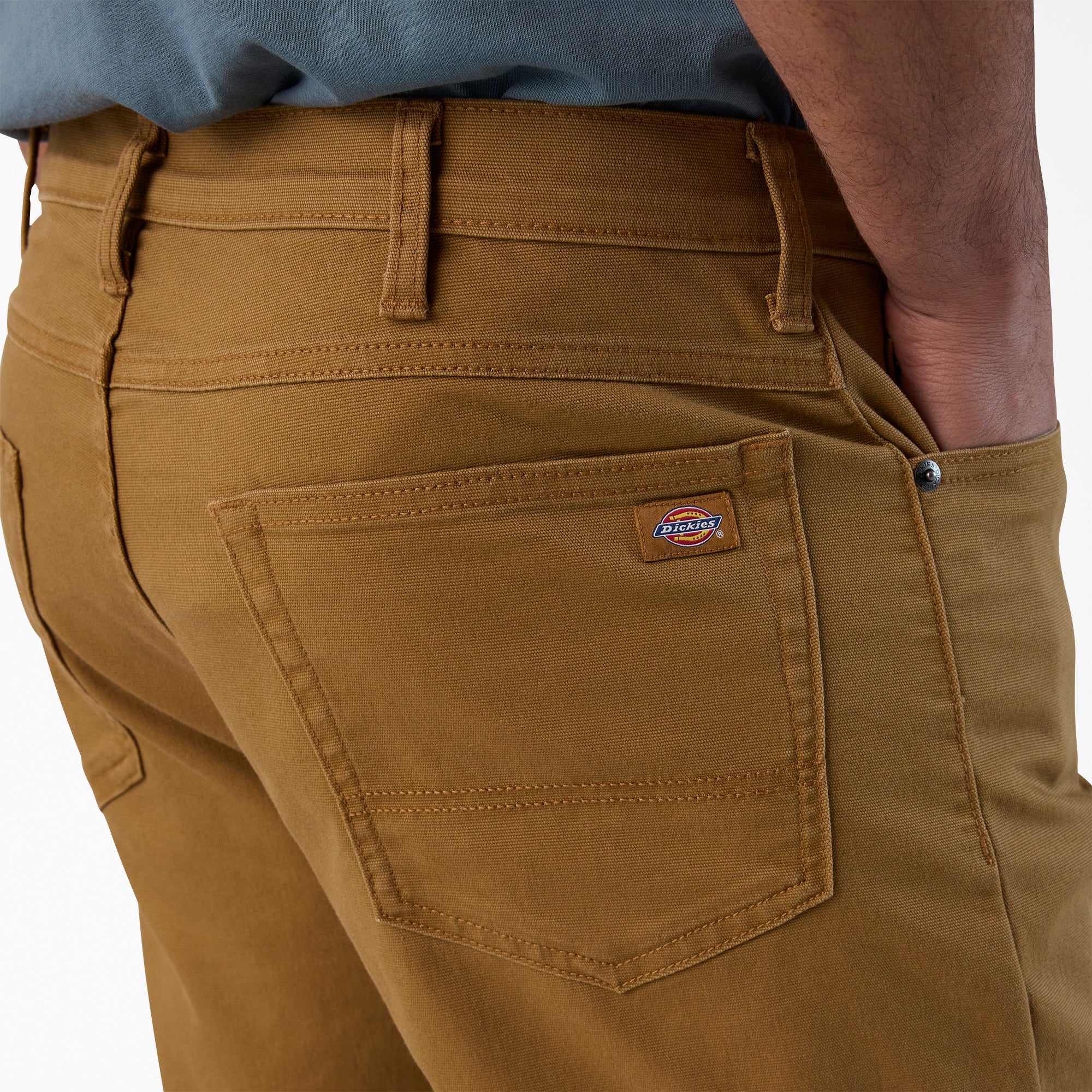 FLEX 5-Pocket Duck Canvas Shorts, 11" - Image 5
