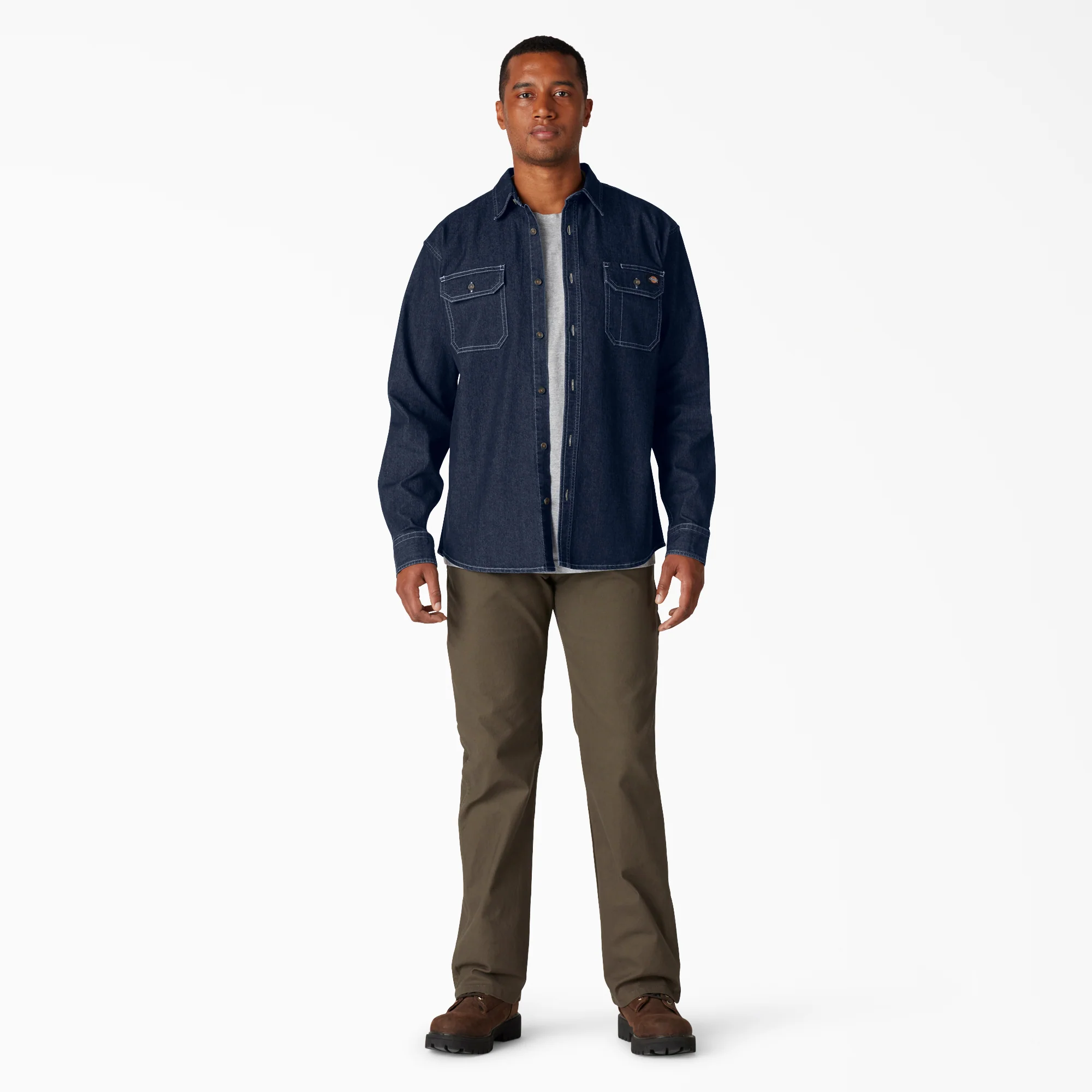 FLEX Denim Long Sleeve Shirt - Image 4