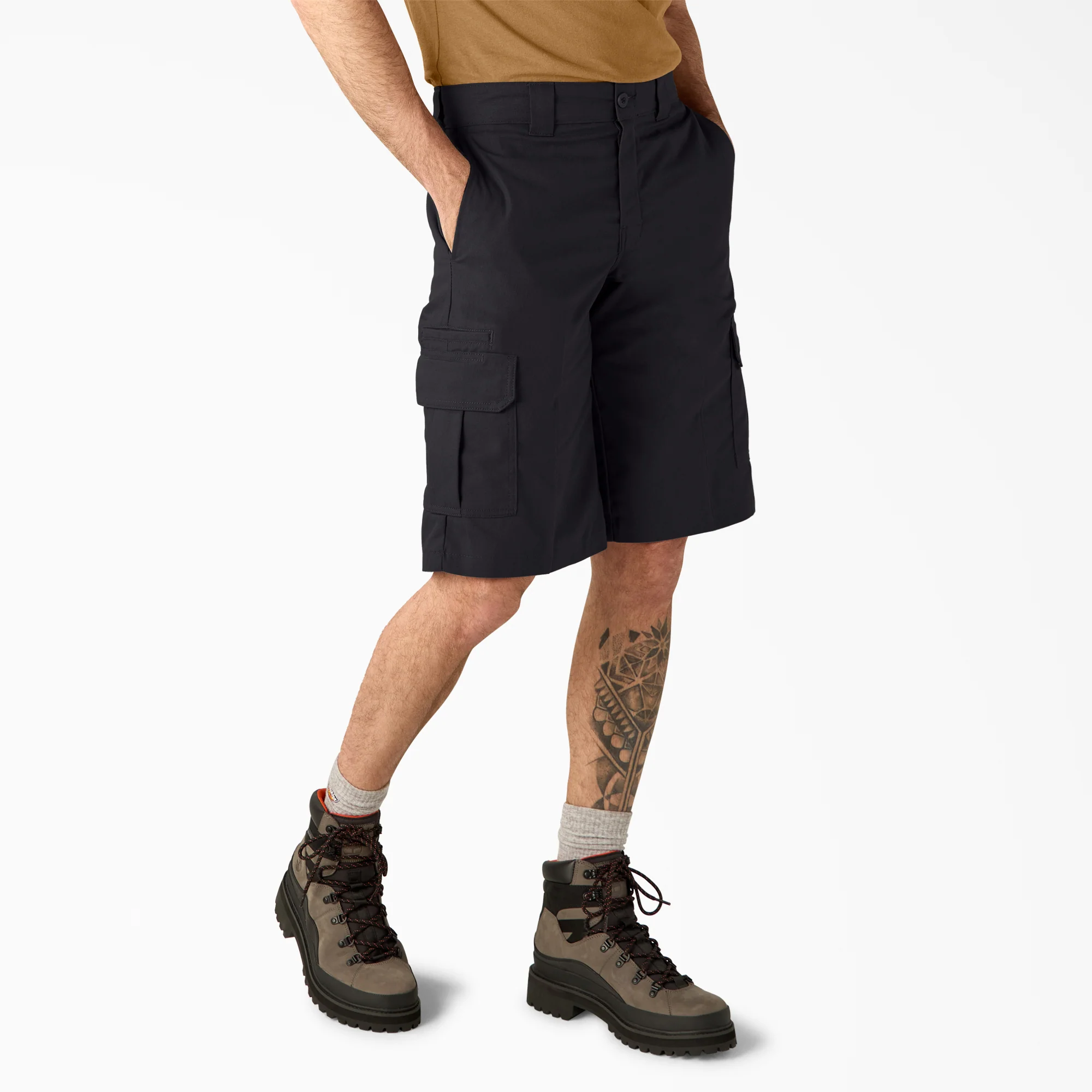FLEX Relaxed Fit Cargo Shorts, 13" - Image 4