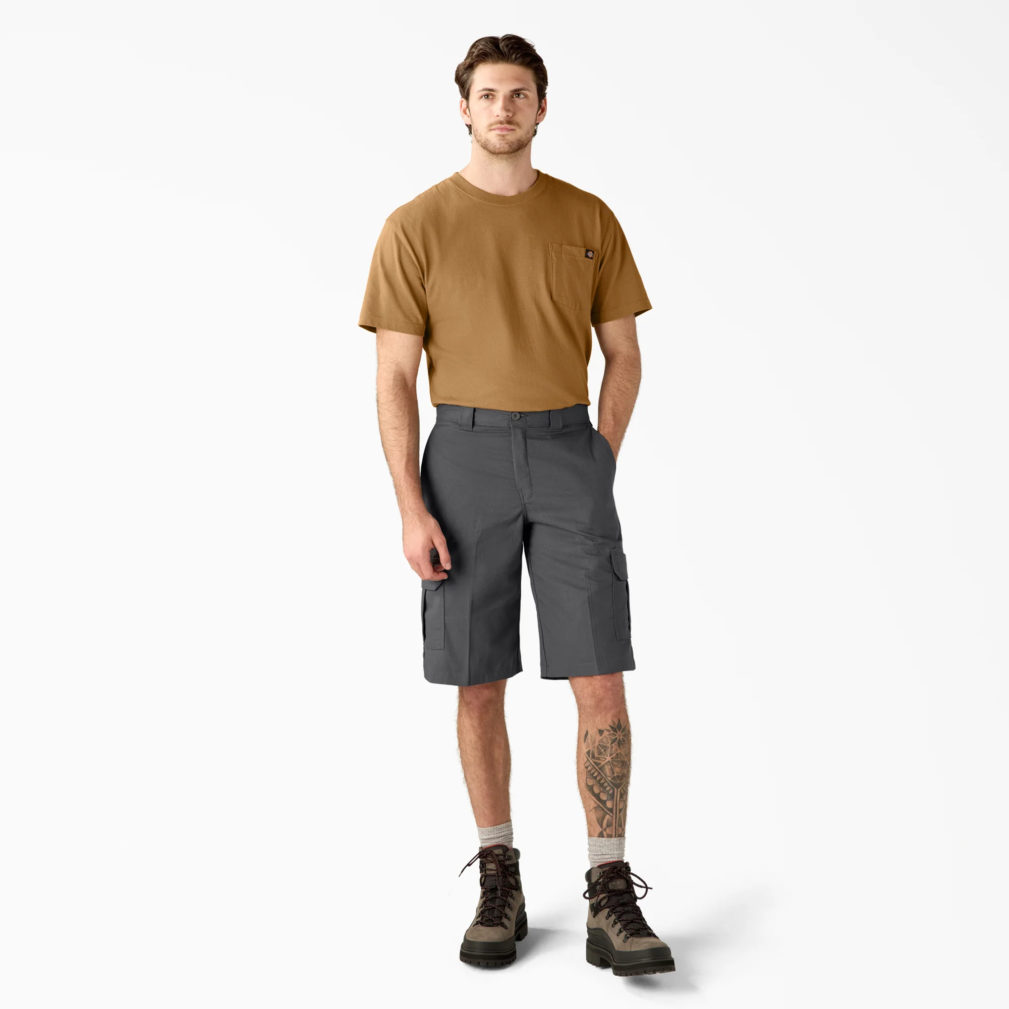 FLEX Relaxed Fit Cargo Shorts, 13" - Image 5