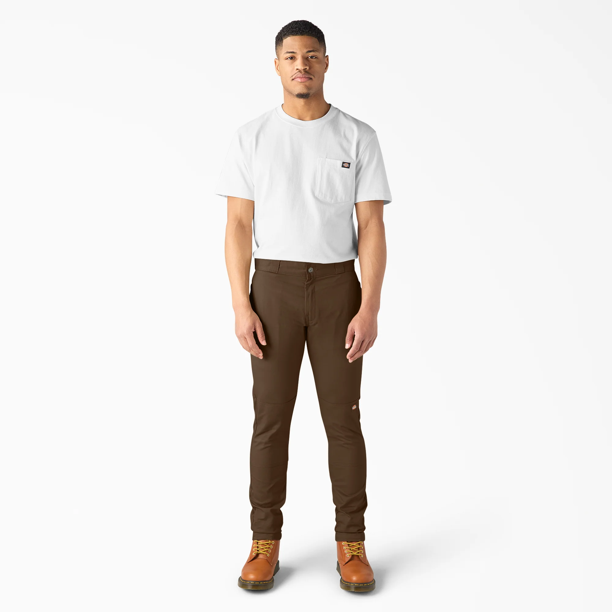 FLEX Skinny Fit Double Knee Work Pants - Image 4