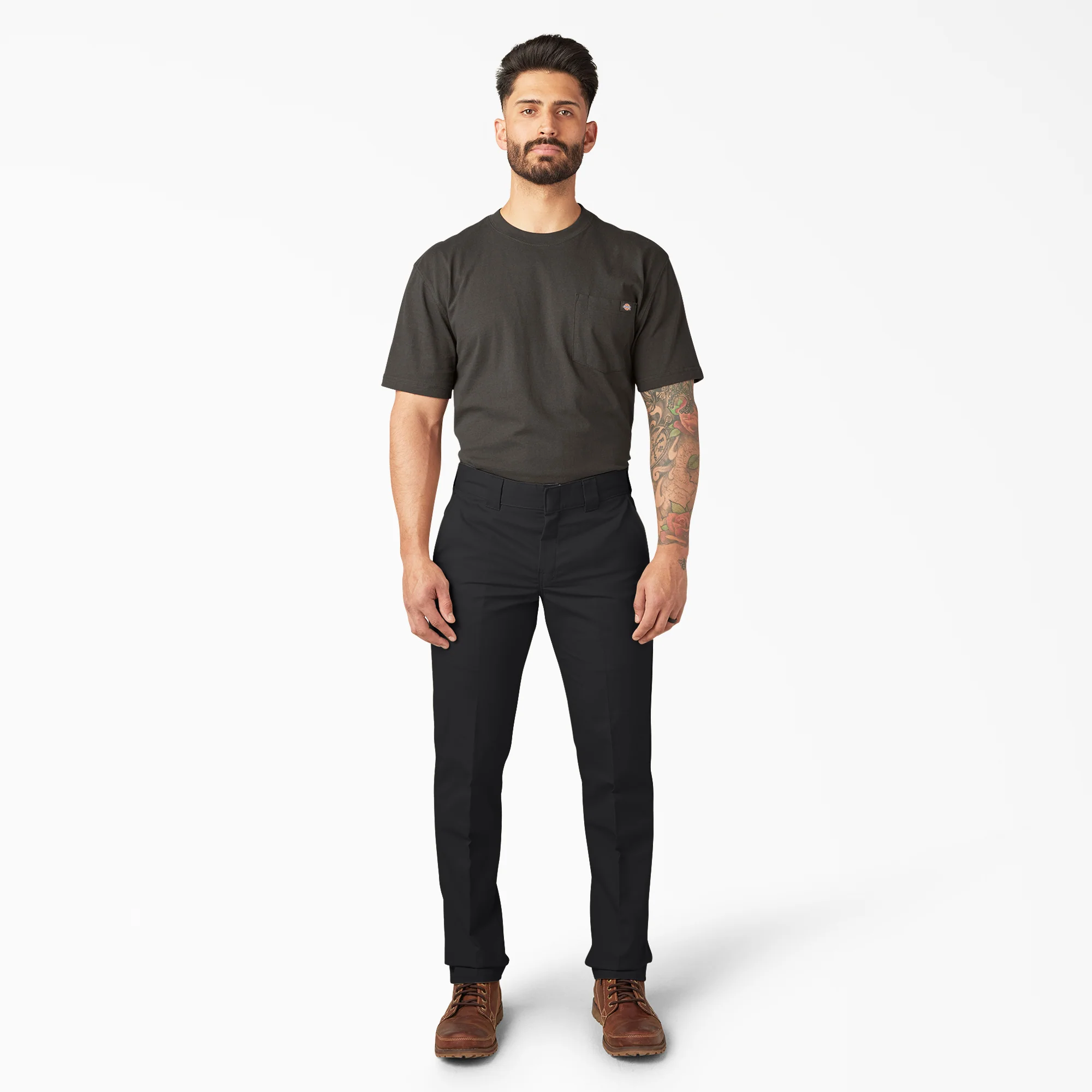 FLEX Slim Fit Tapered Leg Multi-Use Pocket Work Pants - Image 4